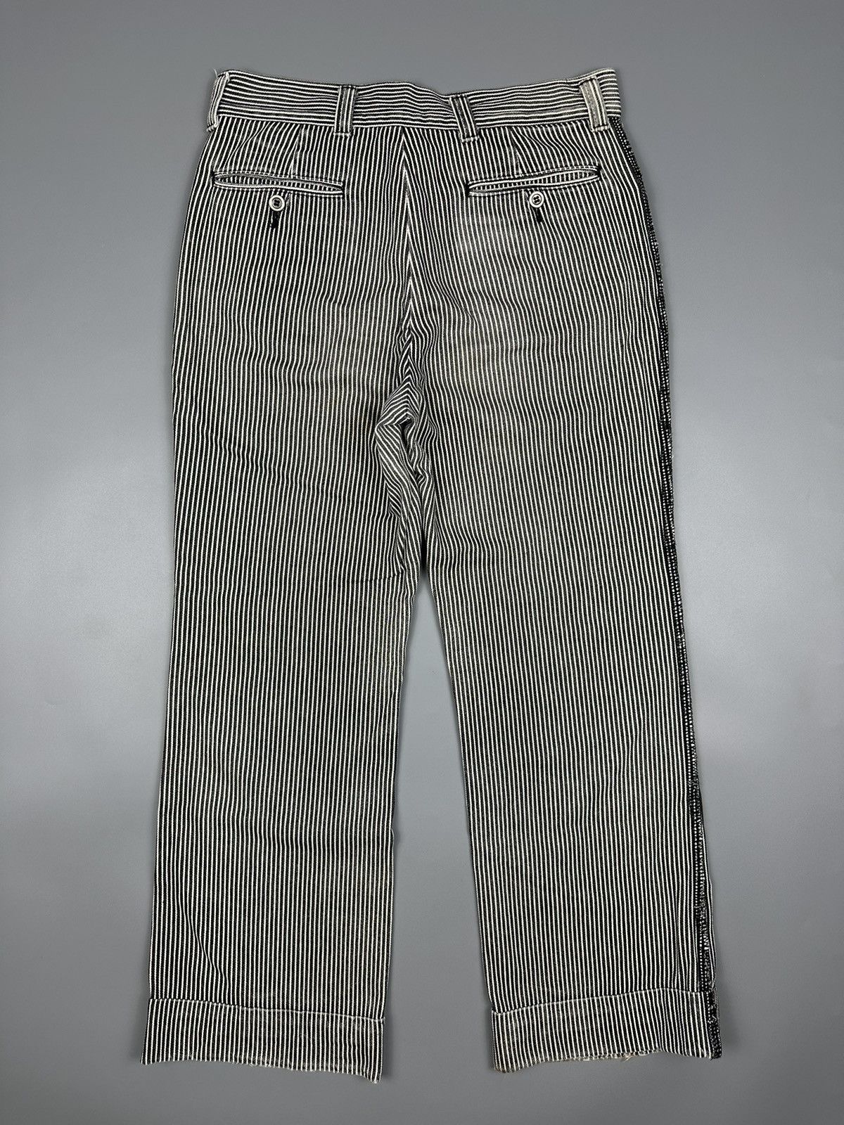 Comme des Garcons Vintage Comme des Garcons Tricot Stripes Pants Size US 31 - 2 Thumbnail