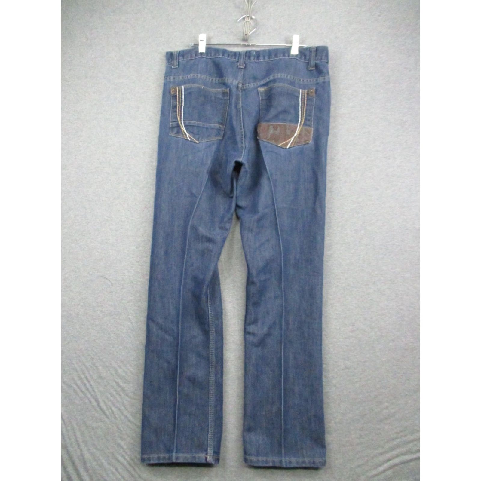 Denime VINTAGE Paper Denim & Cloth Jeans 36x32 Men's Blue Straight Comfort Fit Size US 36 / EU 52 - 7 Thumbnail