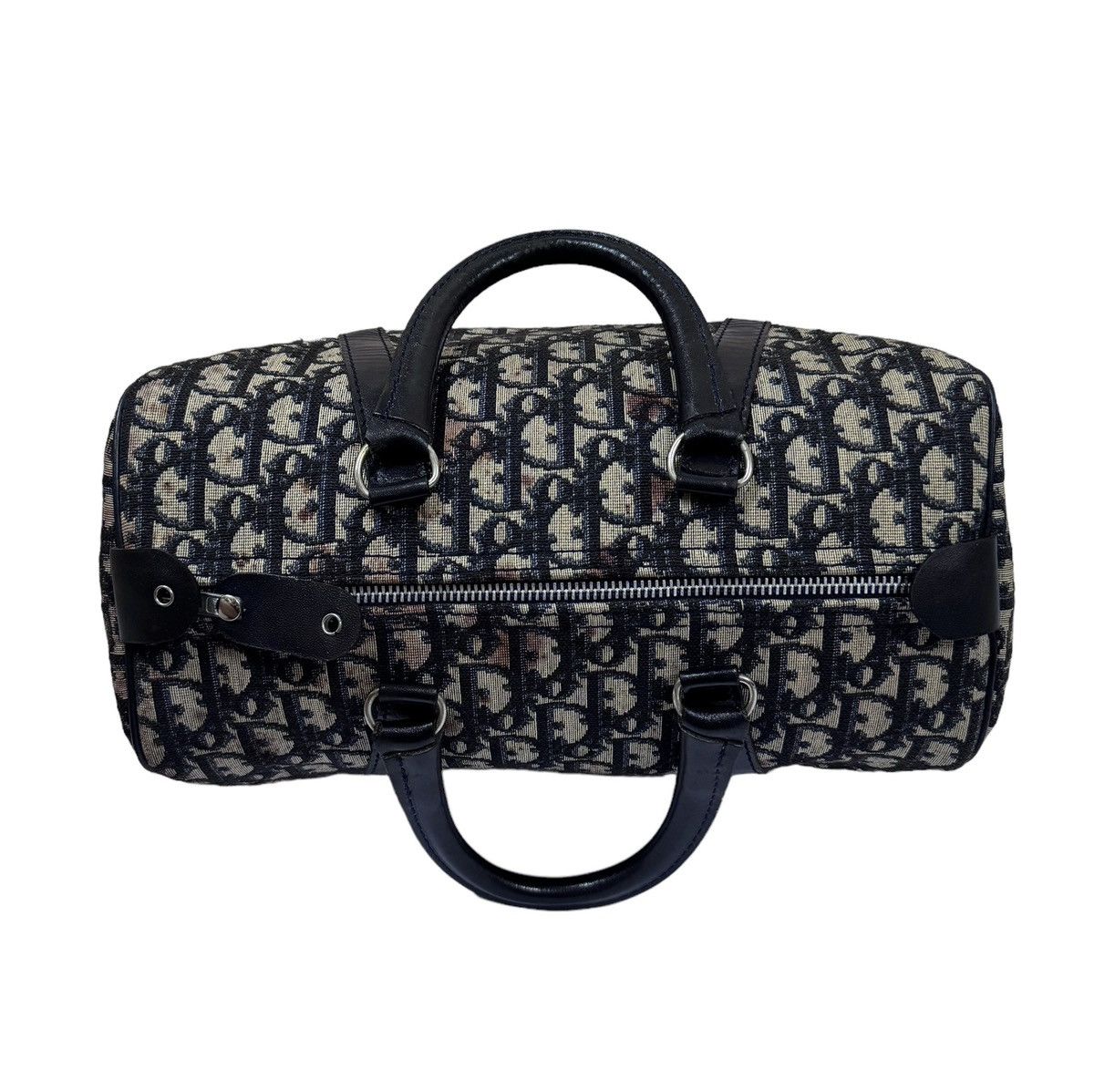Dior Christian Dior Monogram Blue Oblique Canvas Boston Bag Size ONE SIZE - 11 Thumbnail