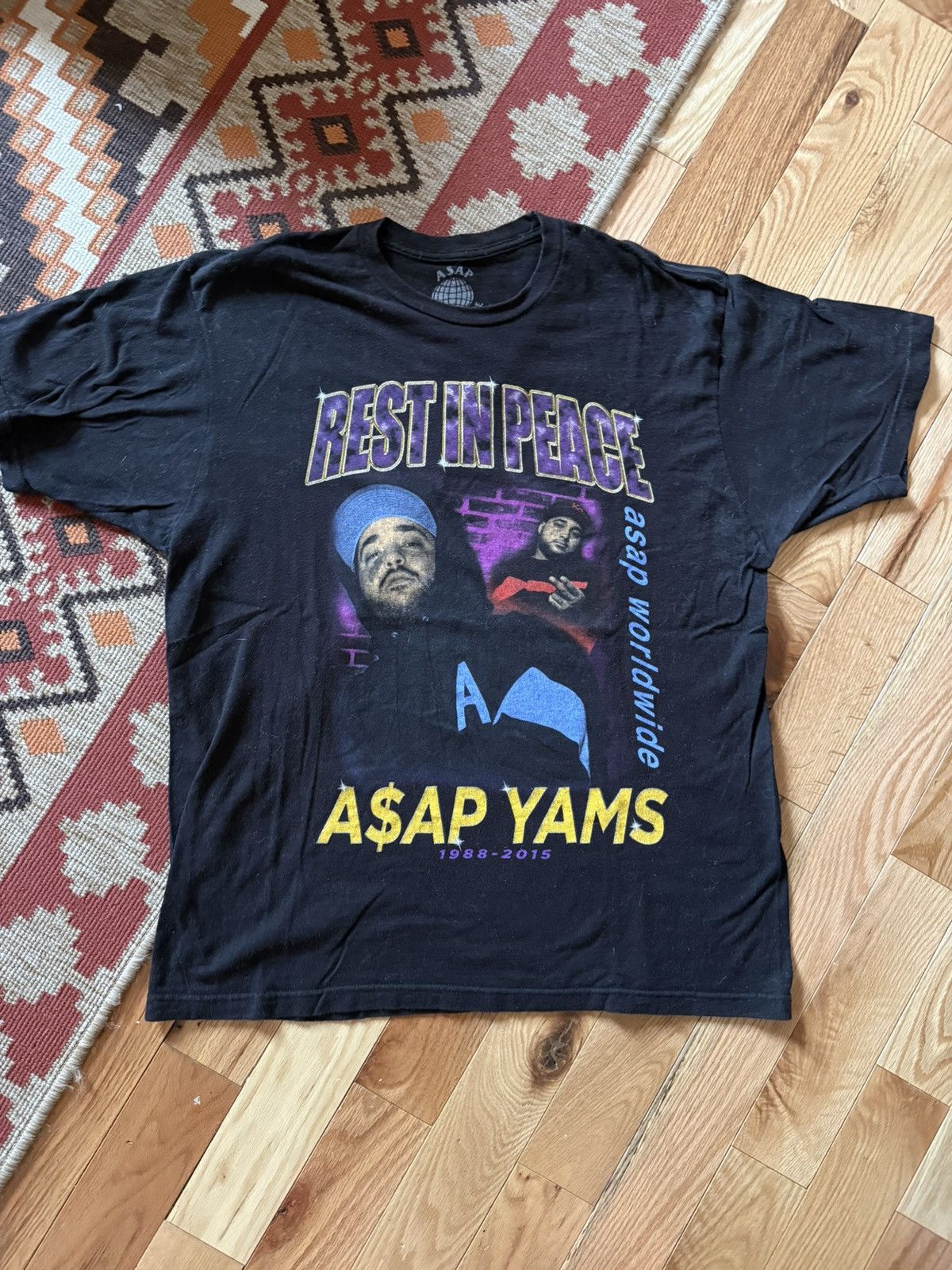 Asap Wordwide "R.I.P. Asap Yams" T-Shirt XL