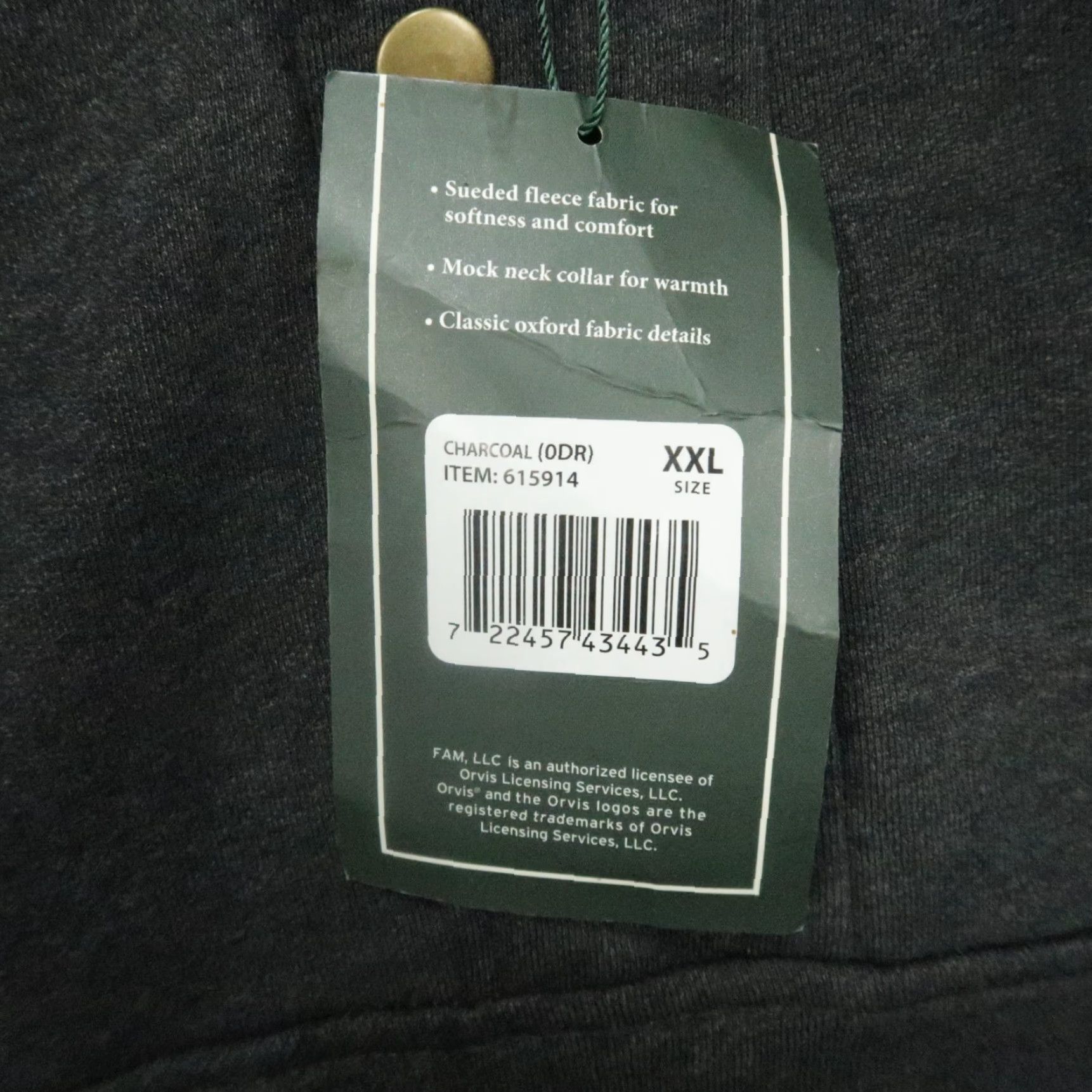 Orvis Orvis Pullover Men 2XL Gray Signature Sweatshirt Fleece Quarter Zip NWT Mock Neck Casual Size US XXL / EU 58 / 5 - 5 Thumbnail
