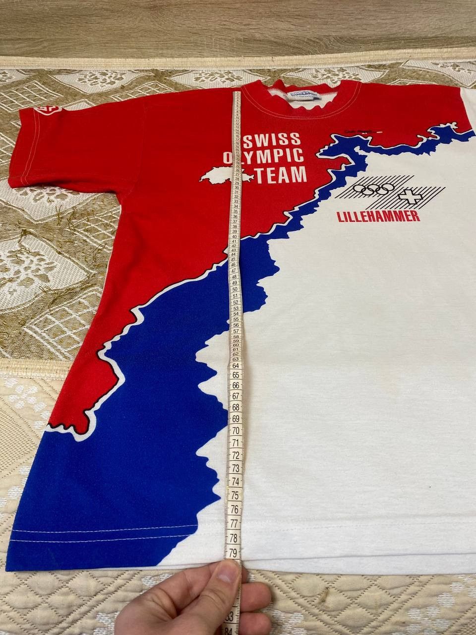 Vintage 🔥 Swiss Olympic Team 1994 Lillehammer Vintage T Shirt Size US XL / EU 56 / 4 - 10 Thumbnail