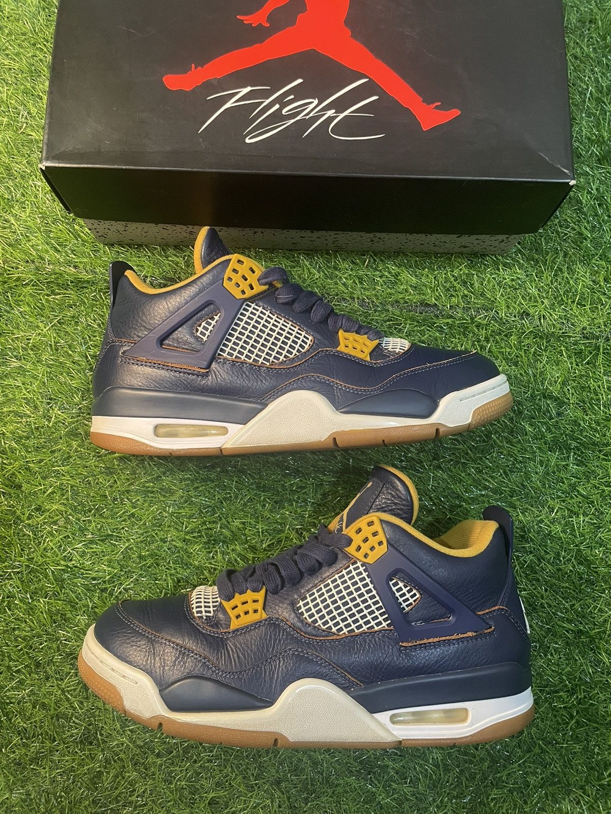 image of Jordan Brand 4 Dunk From Above Shoes in Blue, Men's (Size 10)