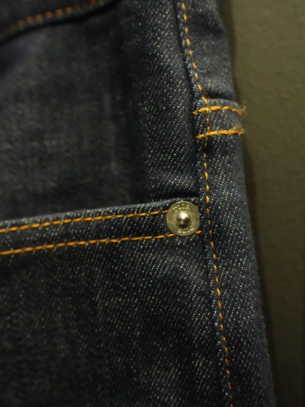 Dior Dior Oblique Raw Denim Jeans Size US 29 - 8 Thumbnail