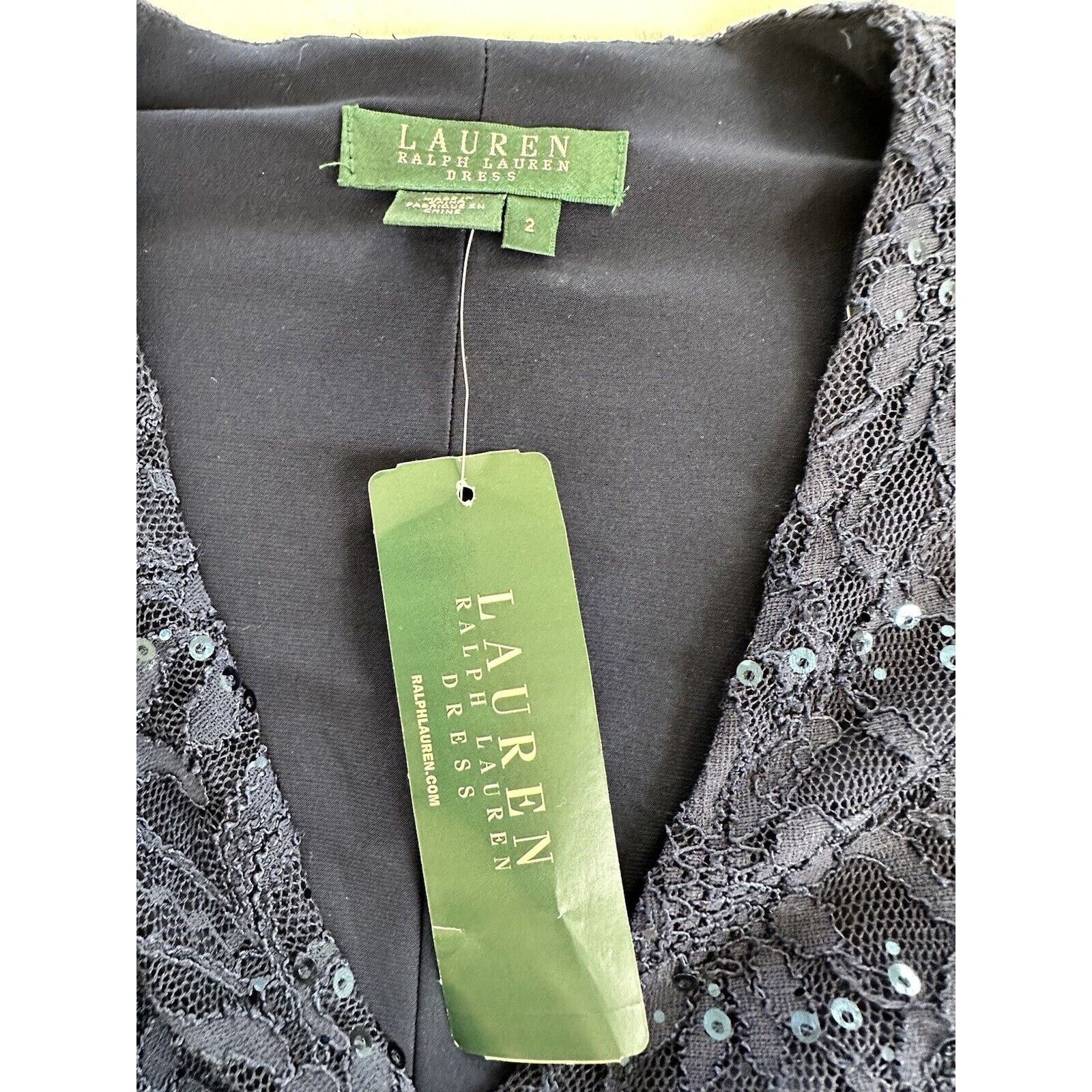 Ralph Lauren Ralph Lauren Blue Sequin Cocktail Dress Size 2 NWT Size XS / US 0-2 / IT 36-38 - 20 Thumbnail