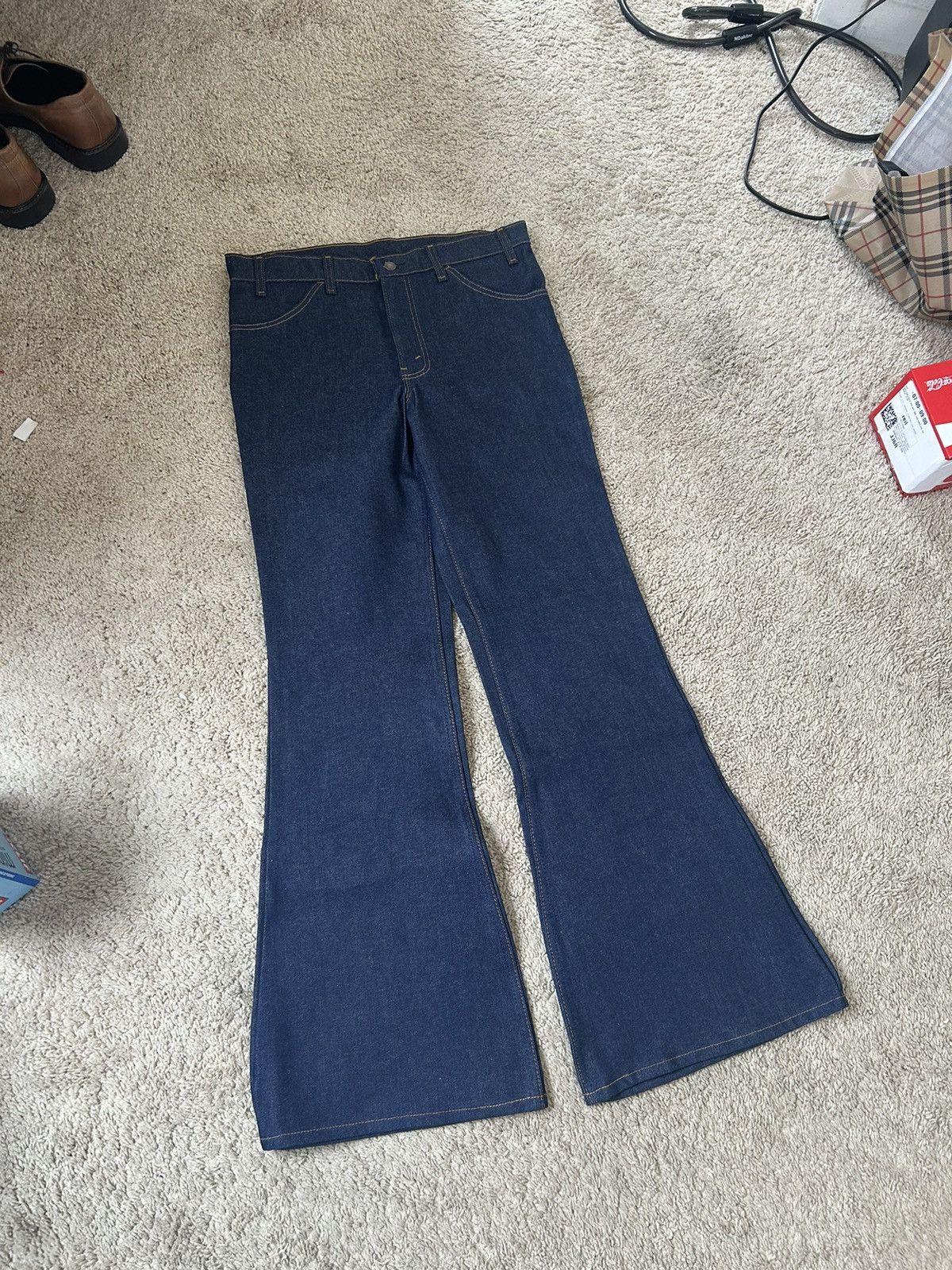 Levi's Authentic Orange Tab 684 Levi’s Bell Bottoms Size US 34 / EU 50 - 1 Thumbnail