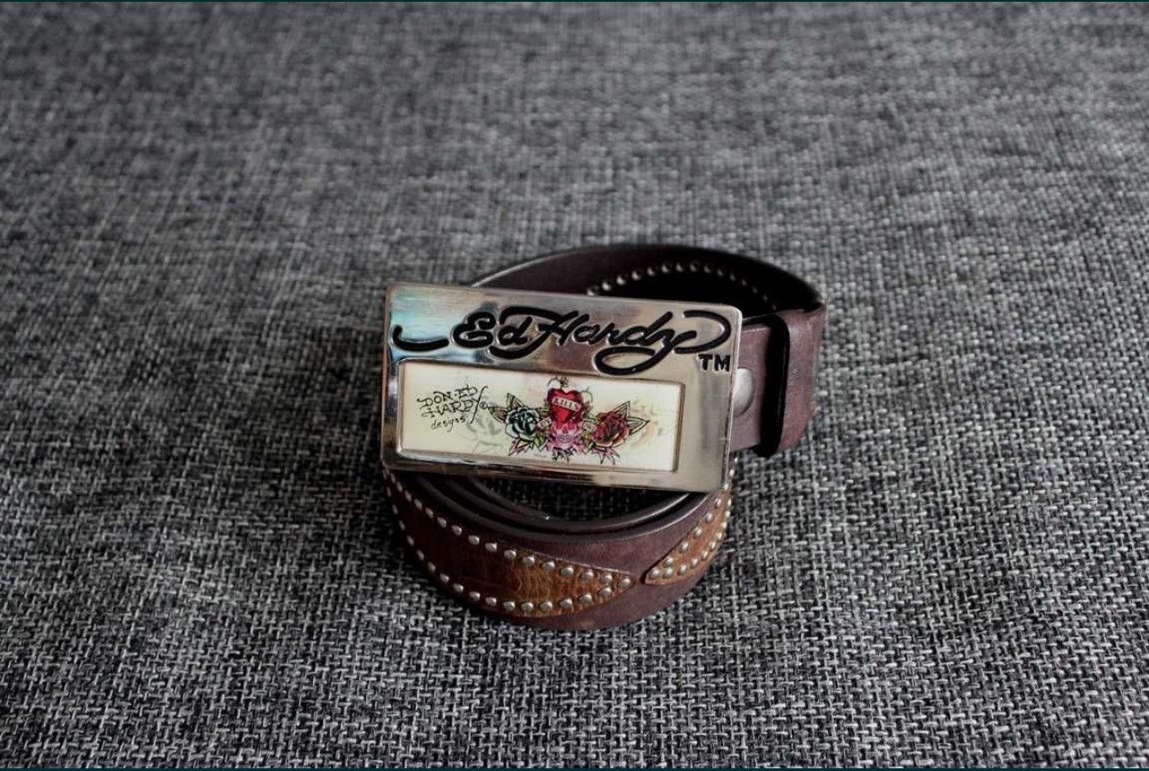 Ed Hardy Accessories | Purple & Pink Ed Hardy Belt Y2k Nice