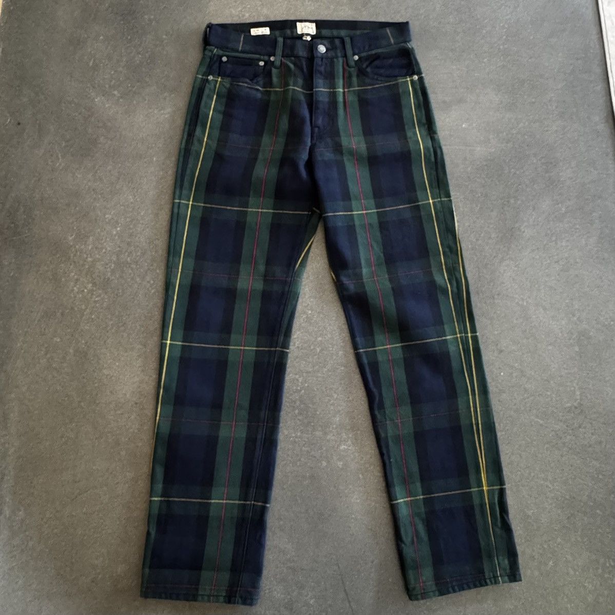 J.Crew Mens J.crew green plaid pants Size US 30 / EU 46 - 1 Thumbnail