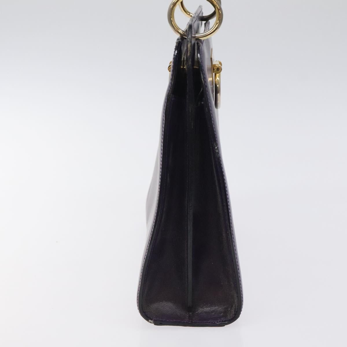 Celine CELINE Hand Bag Leather Purple Gold Size ONE SIZE - 5 Thumbnail
