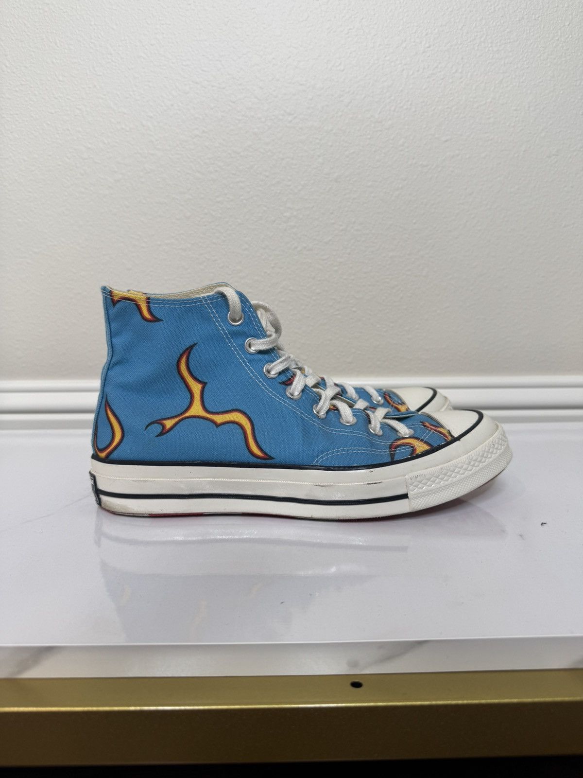 Converse × Golf le Fleur *Rare* Golf Wang Flame Chucks Size US 8.5 / EU 41-42 - 2 Thumbnail