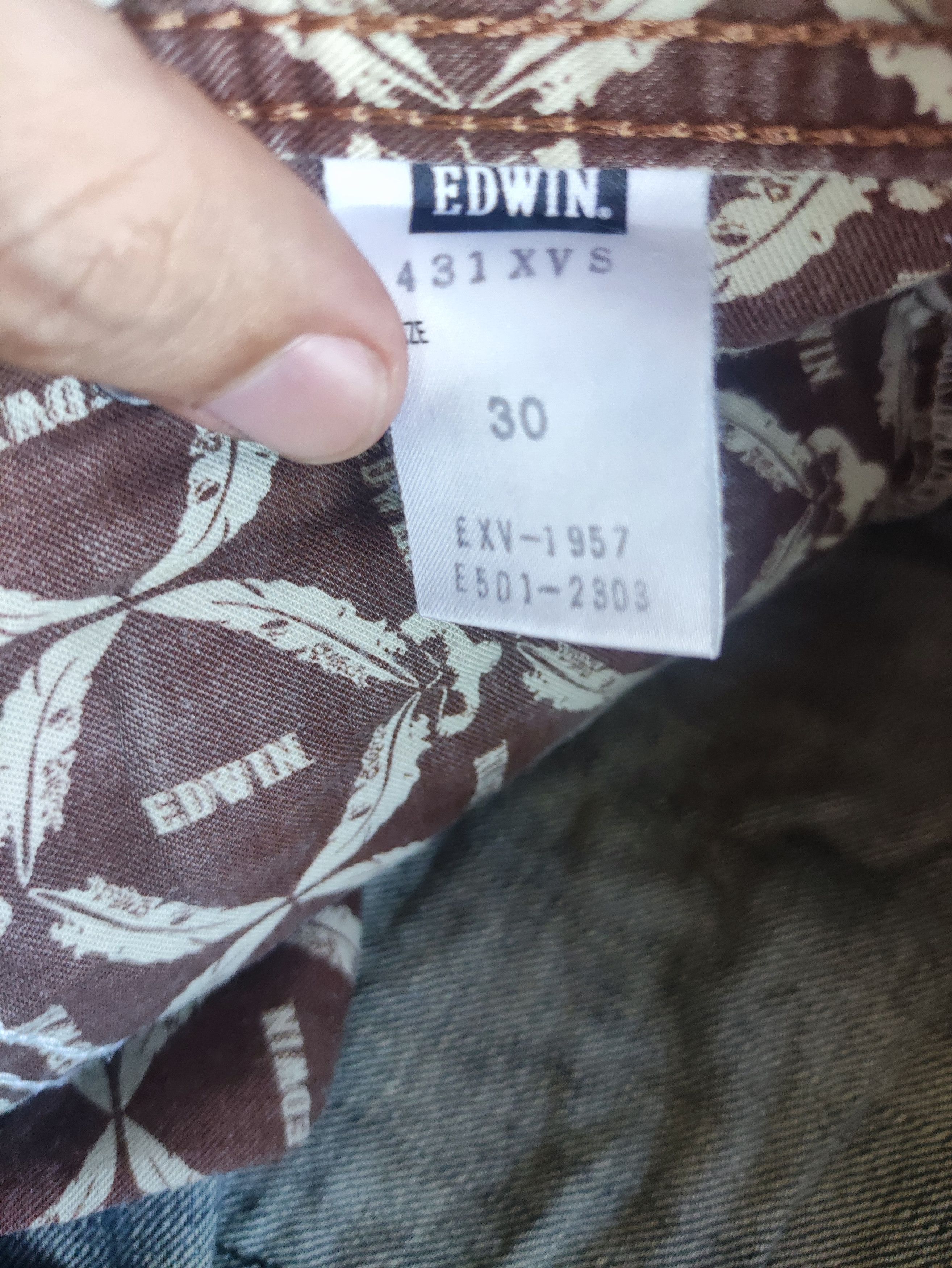 Edwin Vintage Edwin Flare Denim Distress Faded Denim Size US 32 / EU 48 - 7 Thumbnail