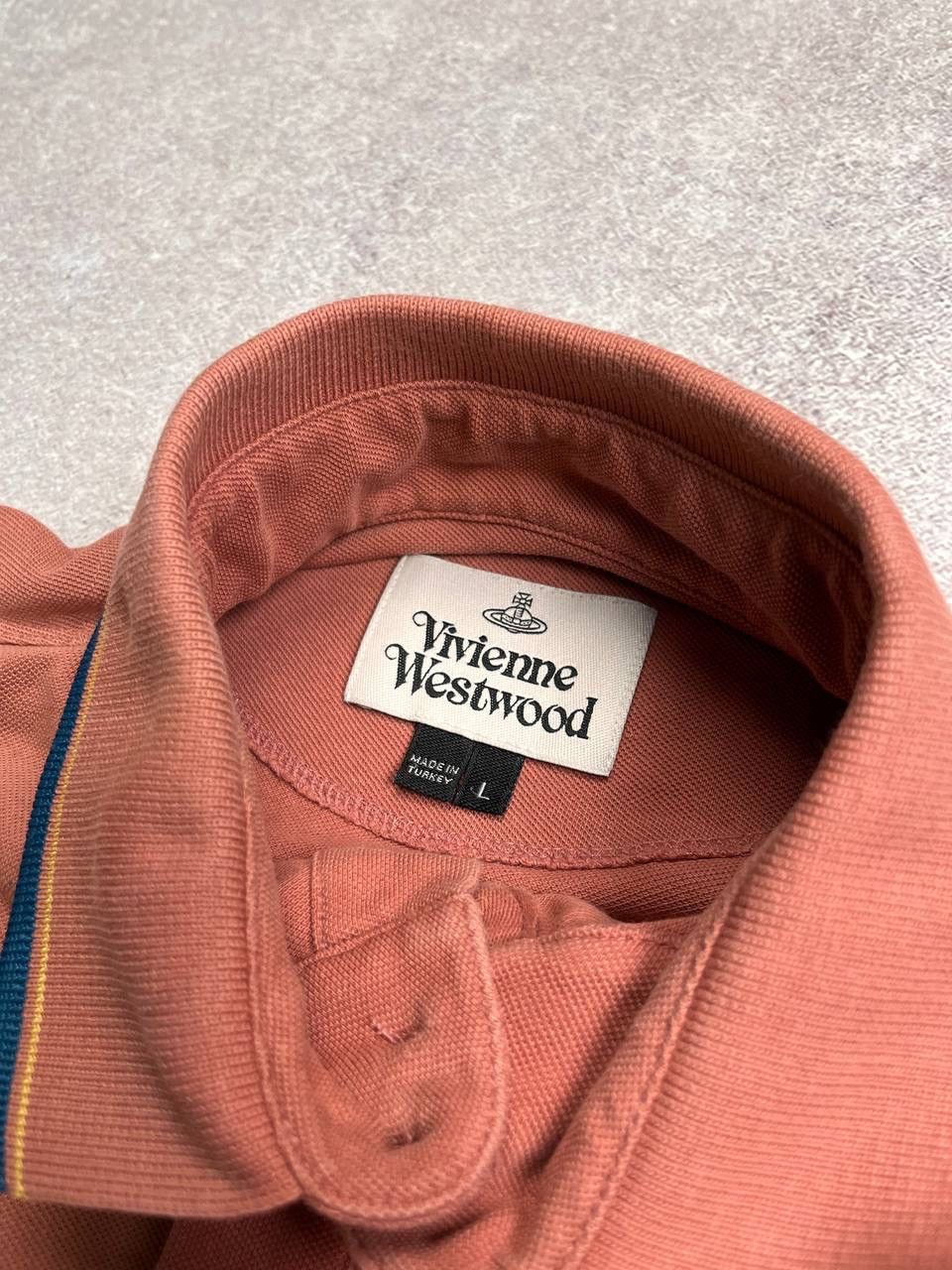 Vintage Vintage Vivienne Westwood Orb Saturn Logo Polo Shirt L Size US L / EU 52-54 / 3 - 5 Thumbnail