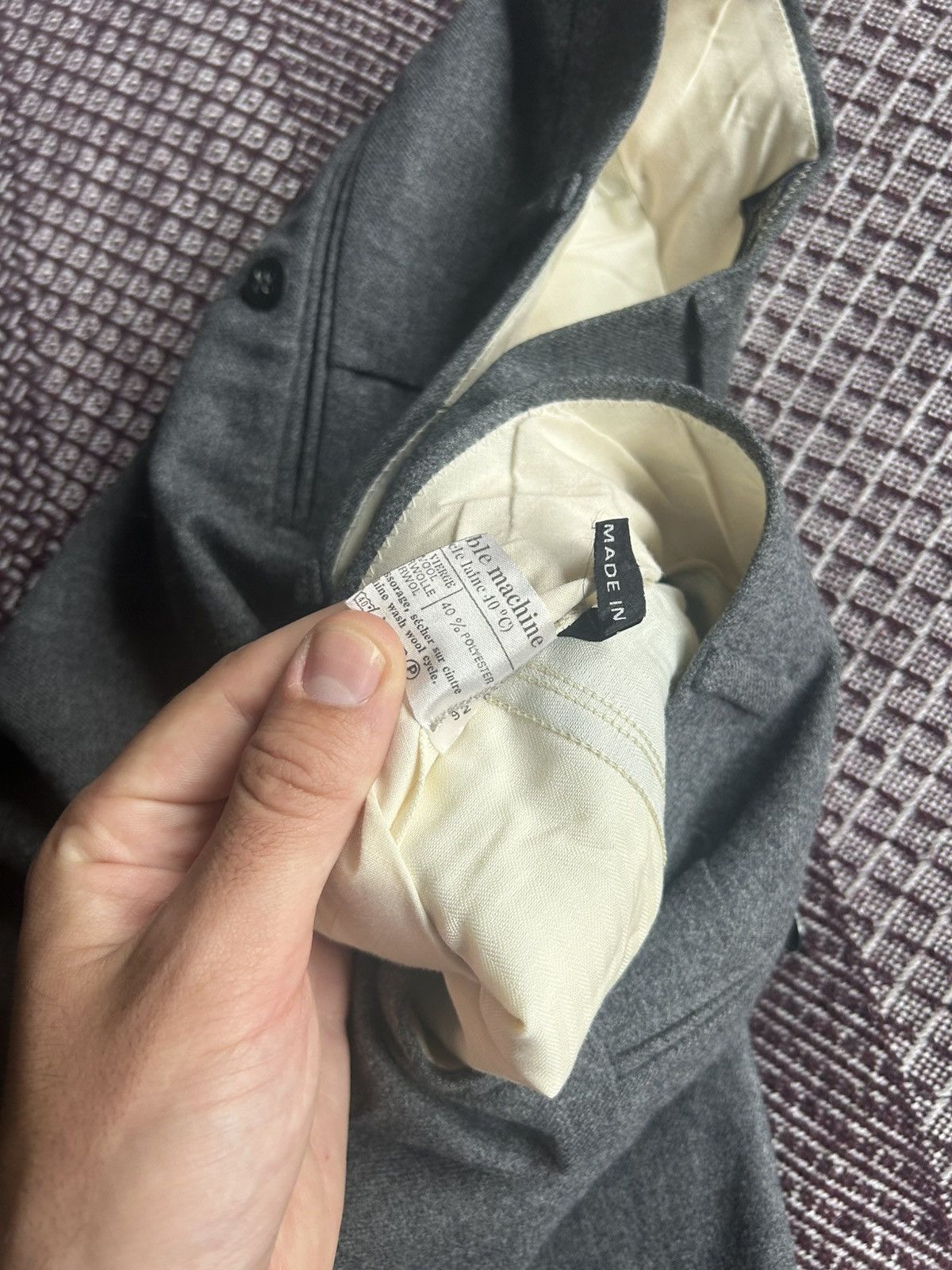 Burberry Vintage Burberrys Grey Classic Pants Japanese Style Solid Size US 36 / EU 52 - 17 Thumbnail