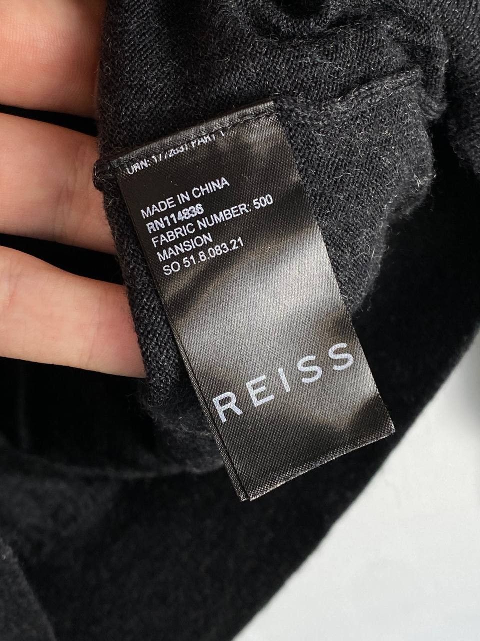 Designer × Reiss Reiss Pure Wool LS Polo Sweater Rugby Size XL Size US XL / EU 56 / 4 - 7 Thumbnail