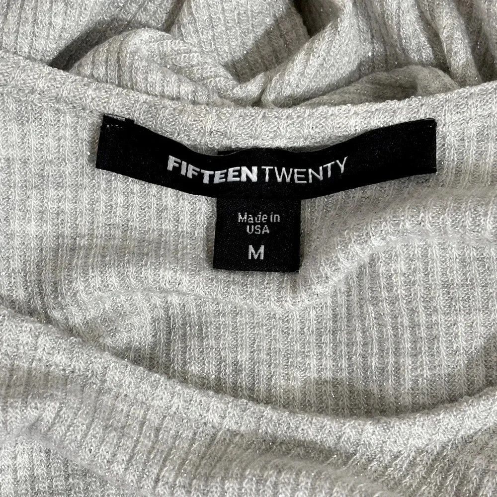 Other Fifteen Twenty Metallic silver/grey Shirt Size M / US 6-8 / IT 42-44 - 3 Thumbnail