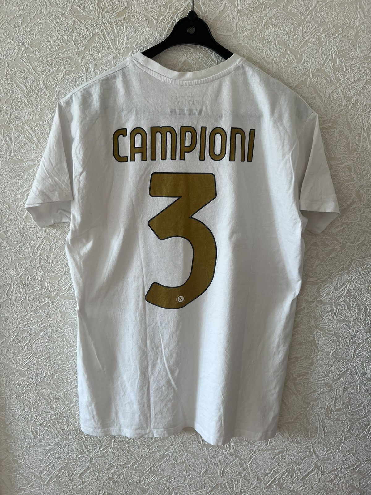 Emporio Armani EA7 Napoli 22/23 T-shirt Campioni maglia italy soccerjersey Size US L / EU 52-54 / 3 - 10 Thumbnail