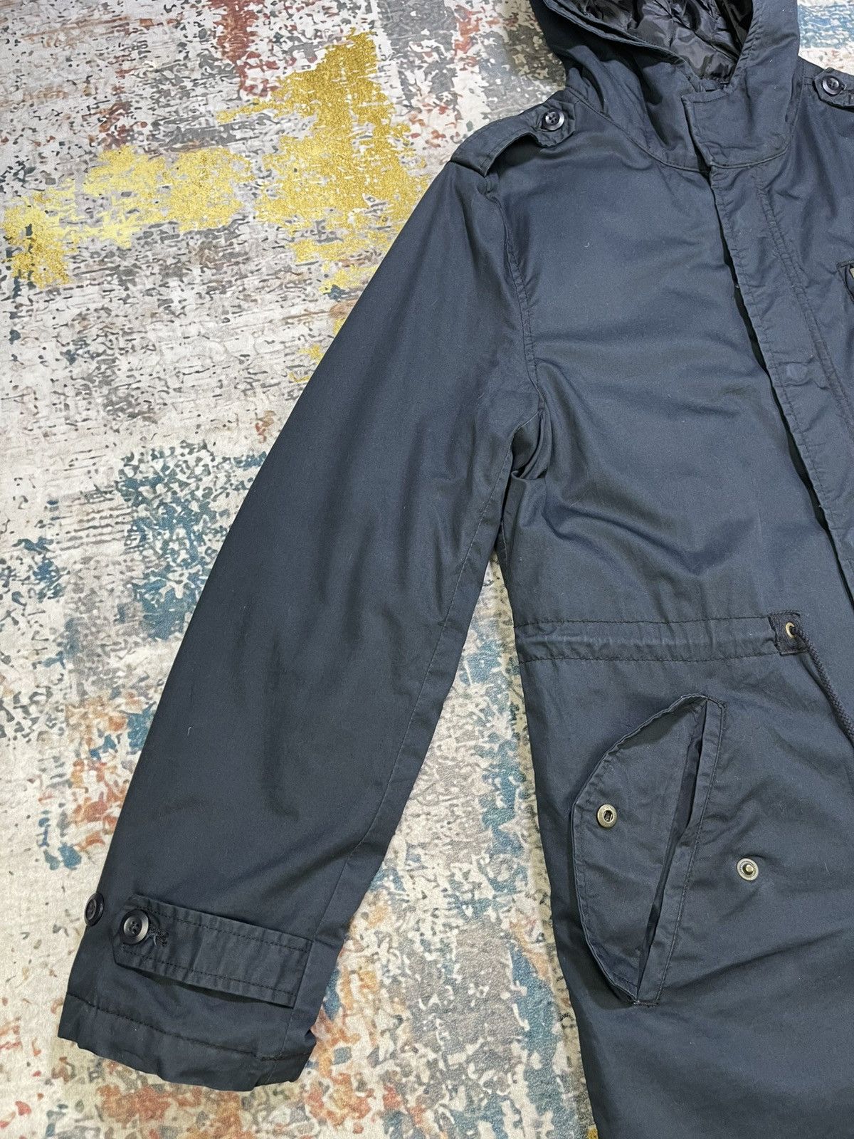 Gap GAP Military Navy Blue Fishtail Parka Jacket Size US S / EU 44-46 / 1 - 4 Thumbnail