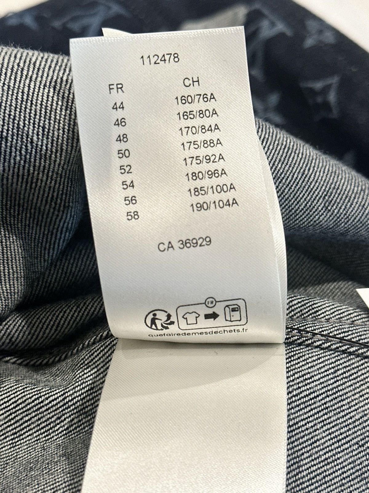 Louis Vuitton Louis Vuitton Monogram Printed Denim Jacket (Indigo) Size US L / EU 52-54 / 3 - 13 Thumbnail