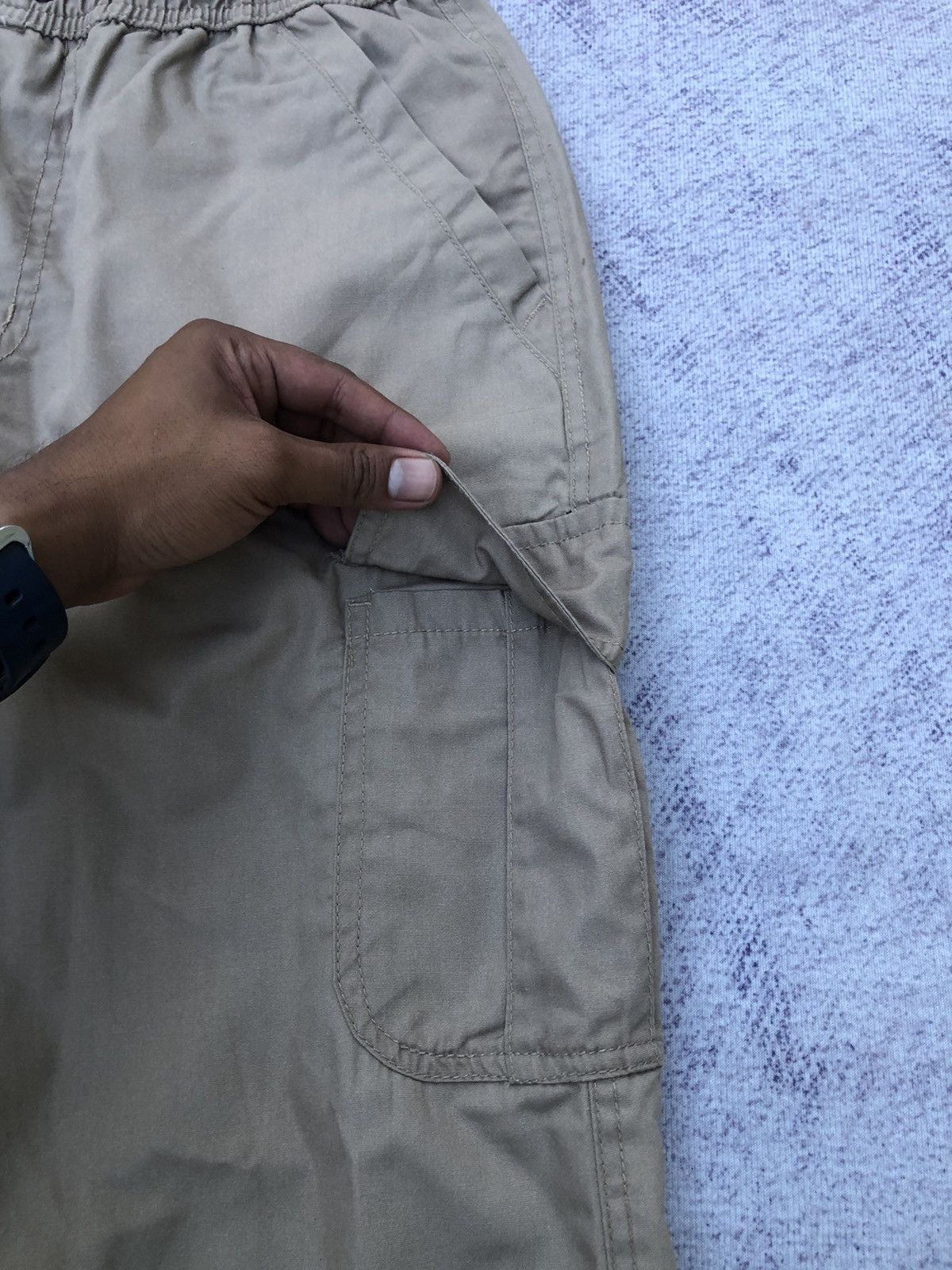 Designer × Other Cargo Pants Stretch Waist Multipocket Nice Designe Size US 26 / EU 42 - 6 Thumbnail