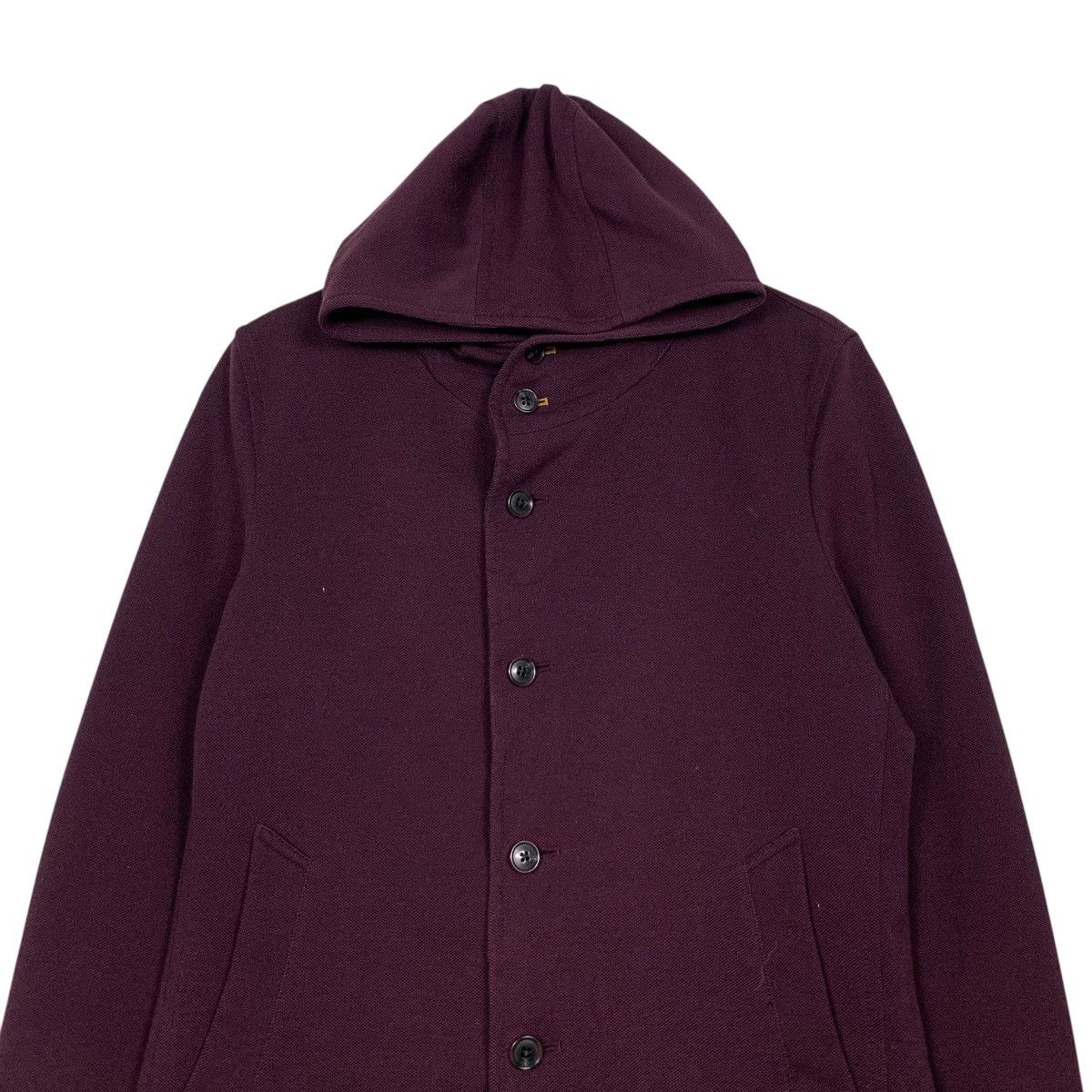 Boycott BOYCOTT Maroon Hooded Casual Jacket #2274-C101 Size US S / EU 44-46 / 1 - 2 Thumbnail