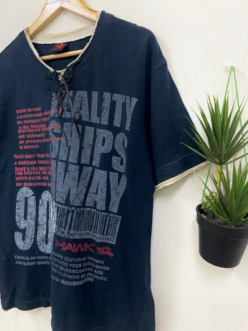 Tony Hawk Vintage Tony Hawk Skateboards t shirt Size US XL / EU 56 / 4 - 3 Thumbnail