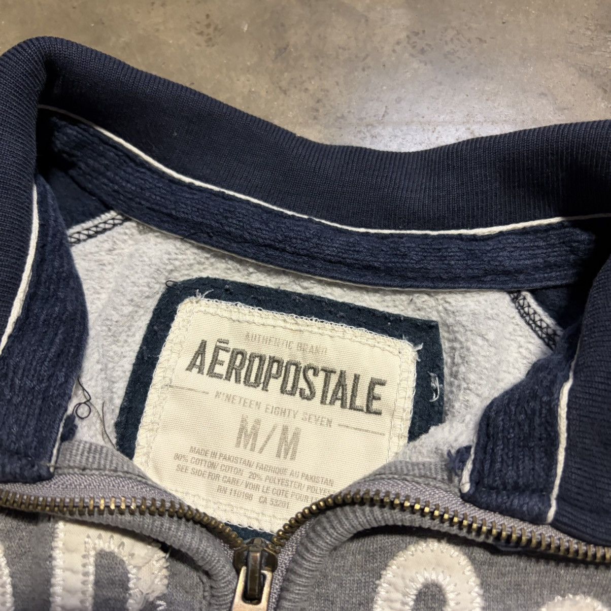 Aeropostale Vintage Aeropostale Track Jacket Zip Up Sweatshirt Athletic Size US M / EU 48-50 / 2 - 9 Thumbnail