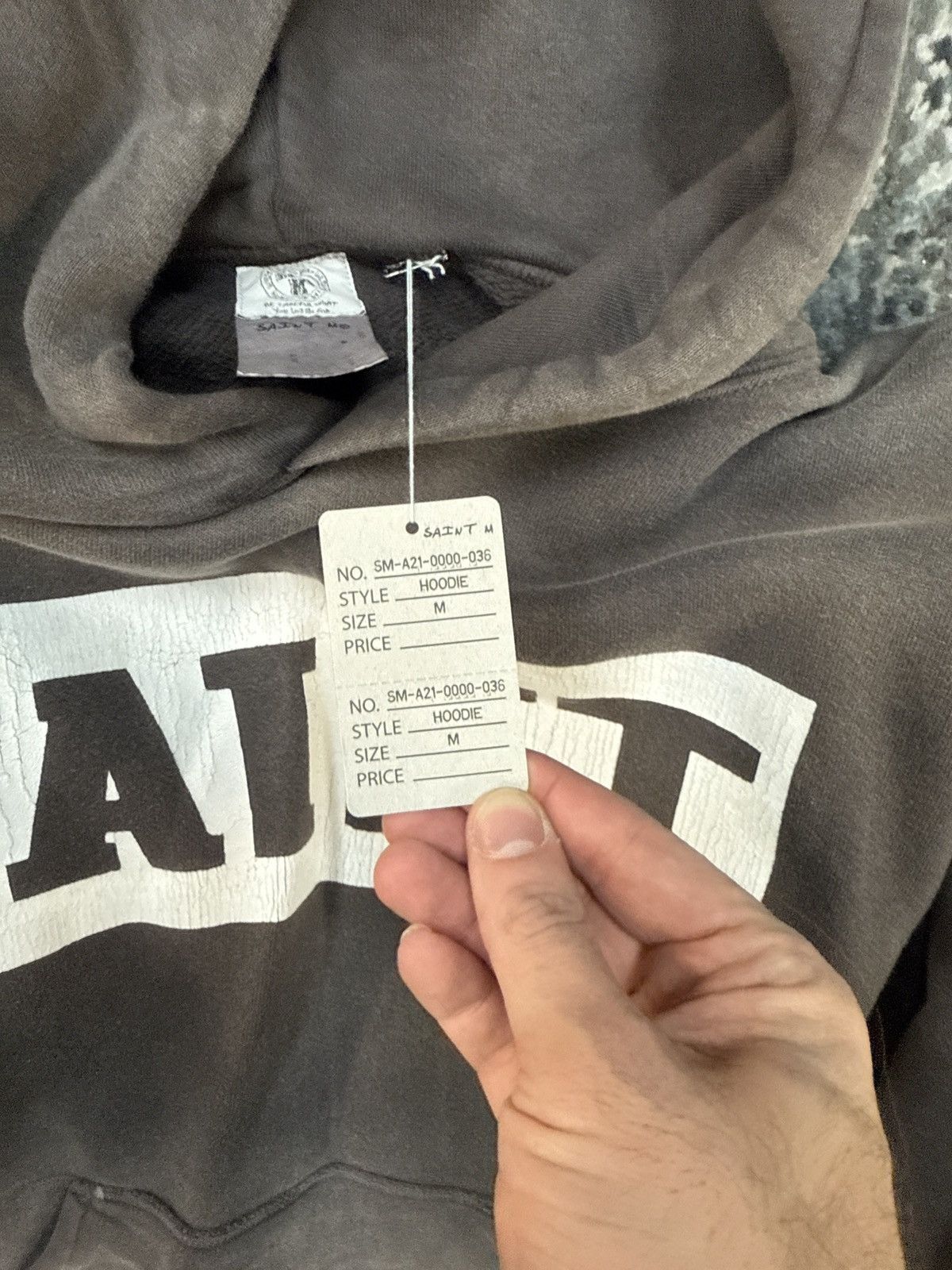 Saint Michael Saint Michael Spanner Hooded Sweatshirt Black medium Size US M / EU 48-50 / 2 - 3 Thumbnail