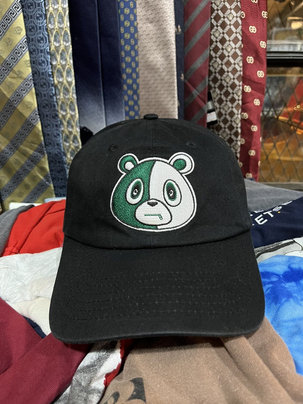 Kanye West YE Kanye West Bear Hip Hop Strapback Cap Size ONE SIZE - 1 Thumbnail