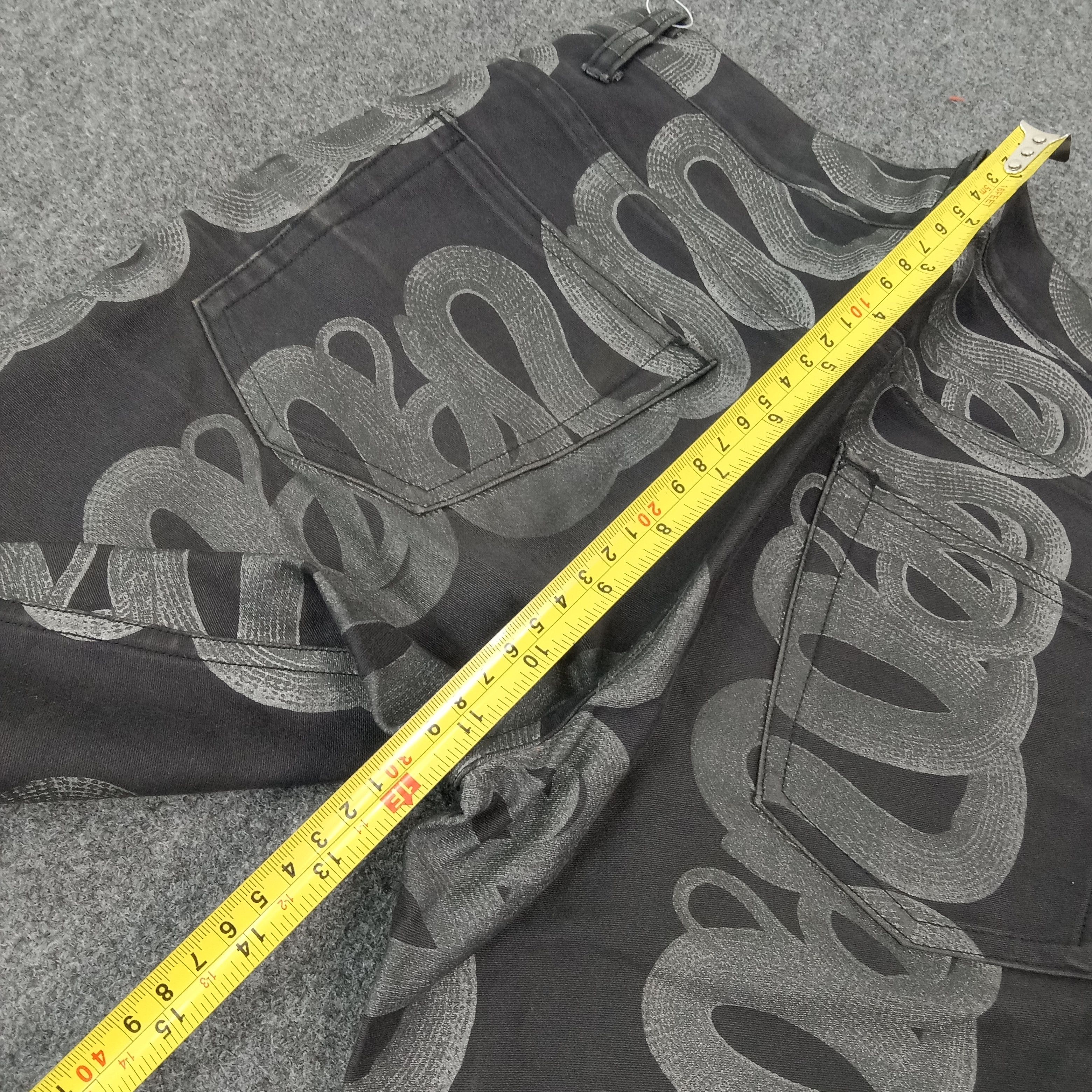 Hysteric Glamour Hysterics Glamour Snake Design Denim Jeans C265N11 Size 25" / US 0 / IT 36 - 11 Thumbnail