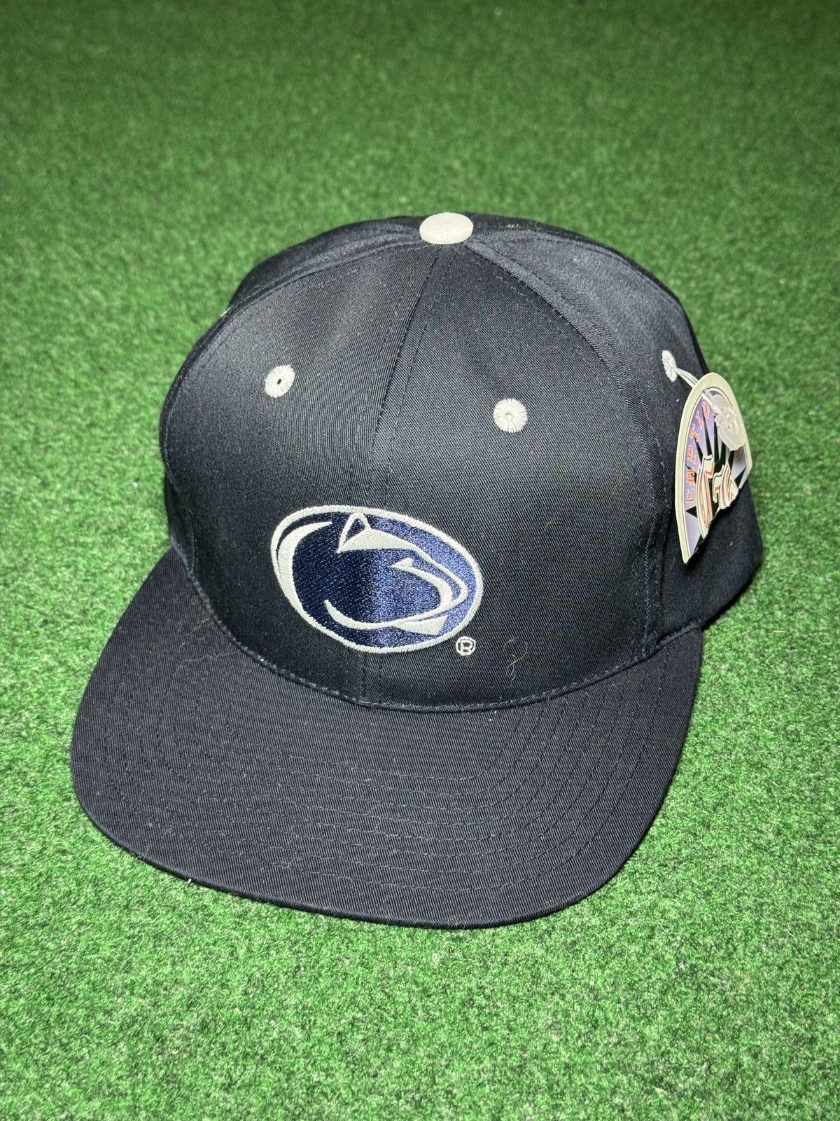 Vintage Penn State Vintage 90s Nittany Lions Deadstock Snapback Hat Size ONE SIZE - 1 Thumbnail