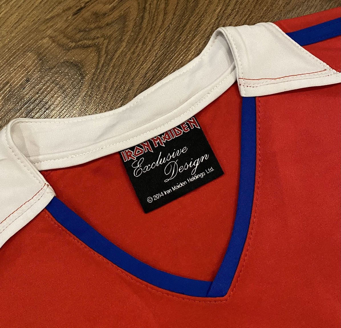 Band Tees Iron Maiden England Jersey x Vintage x Rare x Rock Tees Size US L / EU 52-54 / 3 - 10 Thumbnail