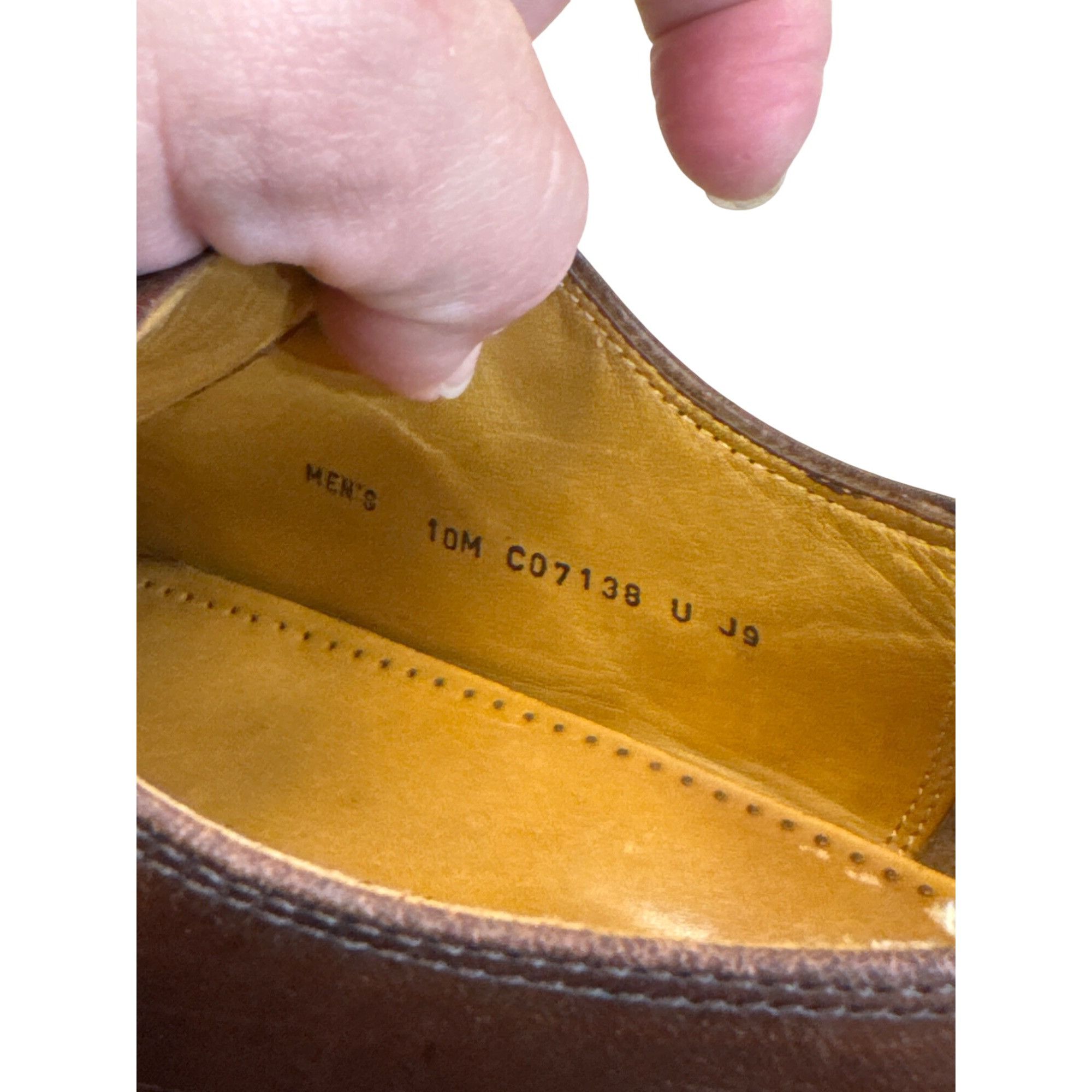 Cole Haan Cole Haan Mens Brown Leather Oxford Shoes Size 10M SKU 7800 Size US 10 / EU 43 - 9 Thumbnail