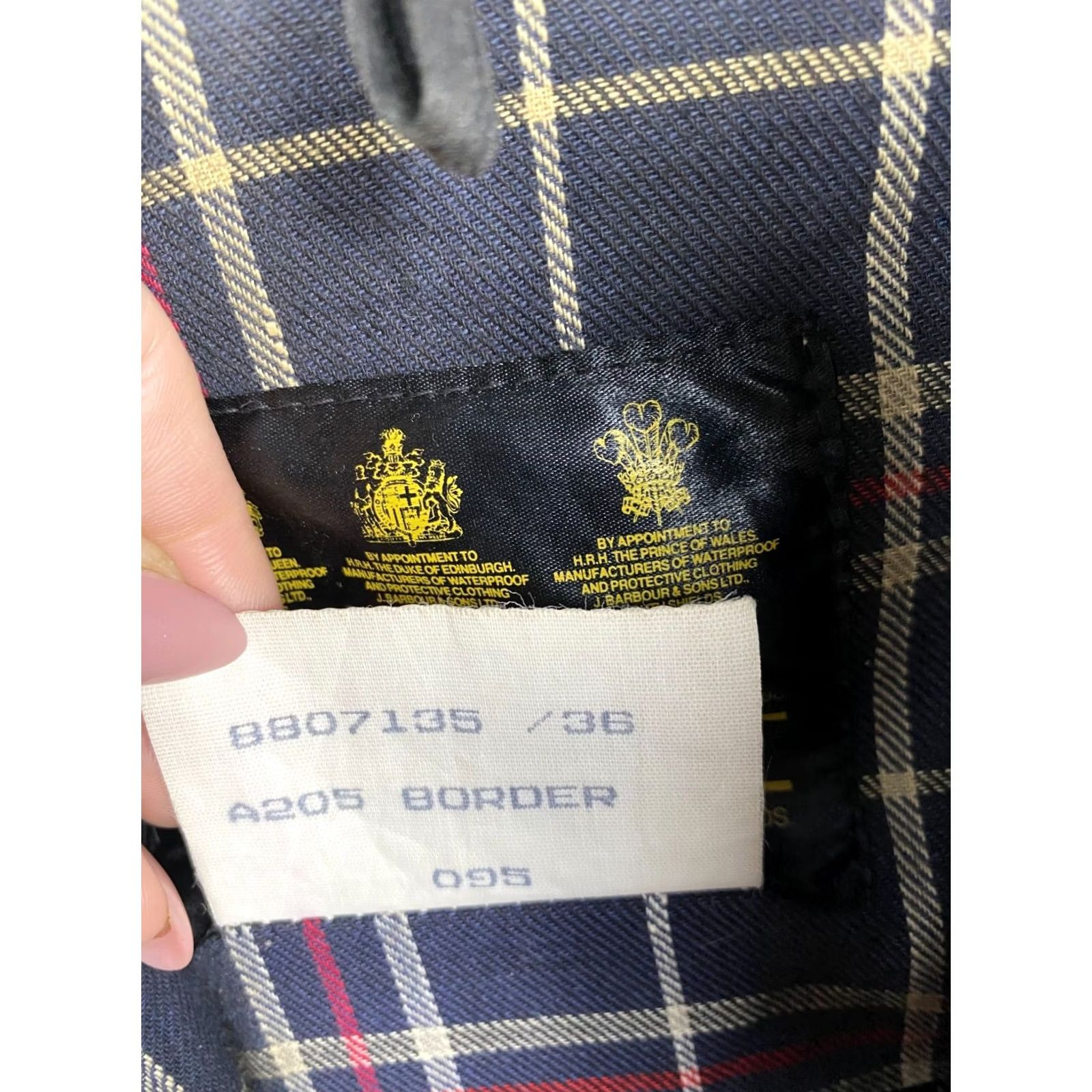Barbour Barbour Border Vintage Mens Wax Jacket M Barbour Border Jacket Waxed Rain Coat Cold Blue 90s Mens Size US M / EU 48-50 / 2 - 6 Thumbnail