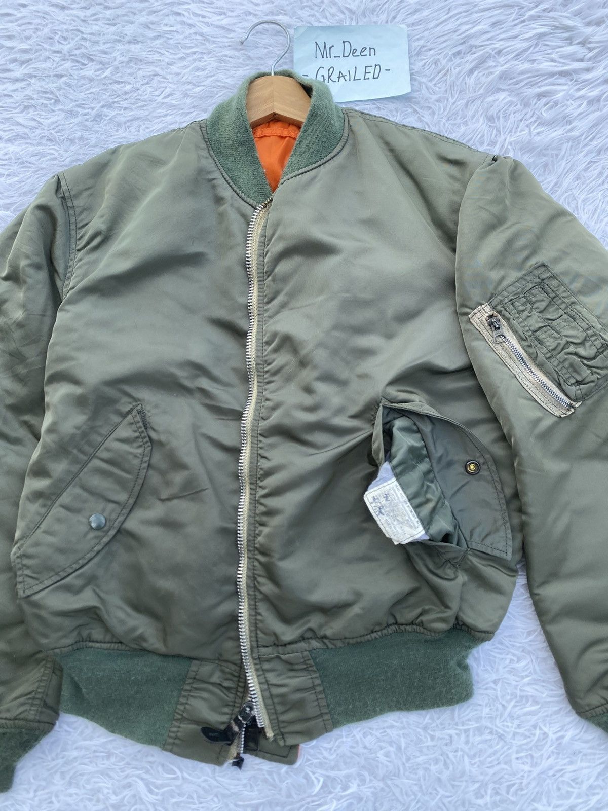 Alpha Industries RARE VINTAGE ALPHA INDUSTRIES MA1 BOMBER JACKET Size US M / EU 48-50 / 2 - 11 Thumbnail