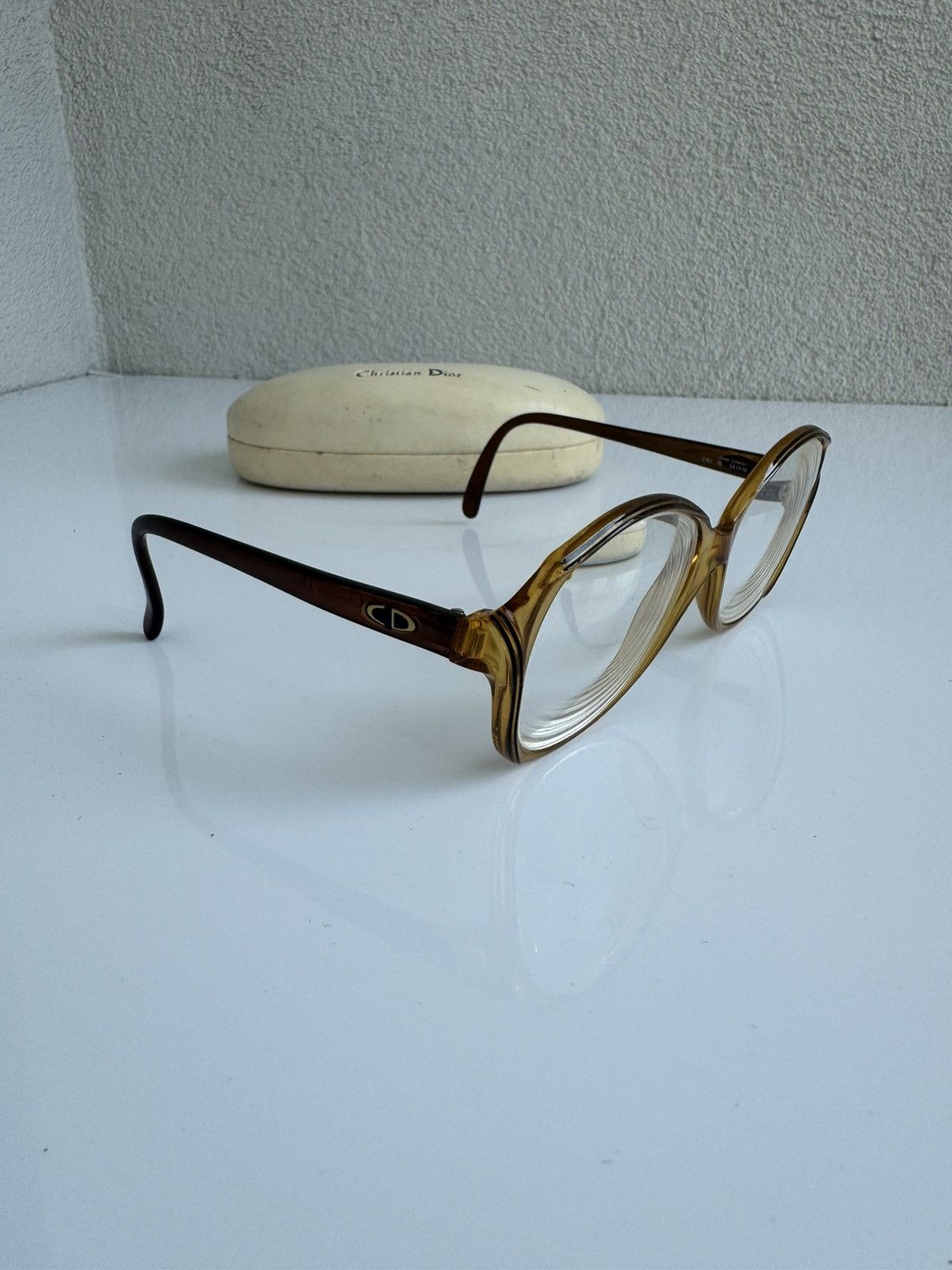 Christian Dior Monsieur Christian Dior Eyeglasses Vintage Dior Optyl Germany Size ONE SIZE - 1 Thumbnail
