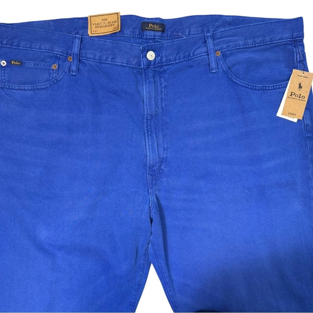 Polo Ralph Lauren NWT New $138 Polo Ralph Lauren Varick Slim Straight Blue Je Size US 44 / EU 60 - 9 Thumbnail