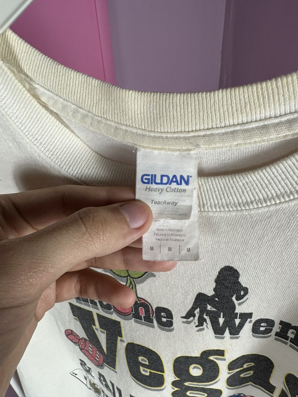Gildan Las Vegas T Shirt Humor Distressed Vintage Printed Casino Size US M / EU 48-50 / 2 - 10 Thumbnail