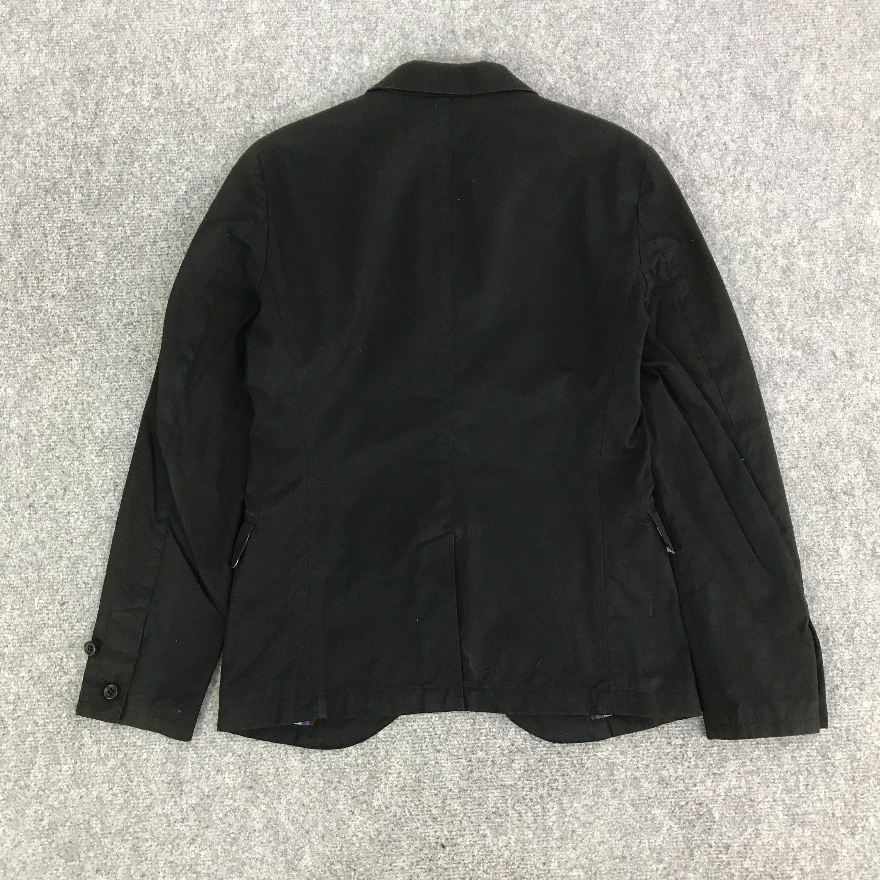 Katharine Hamnett London HAMNETT BLACK BLAZER JACKET K125B2 Size US S / EU 44-46 / 1 - 3 Thumbnail