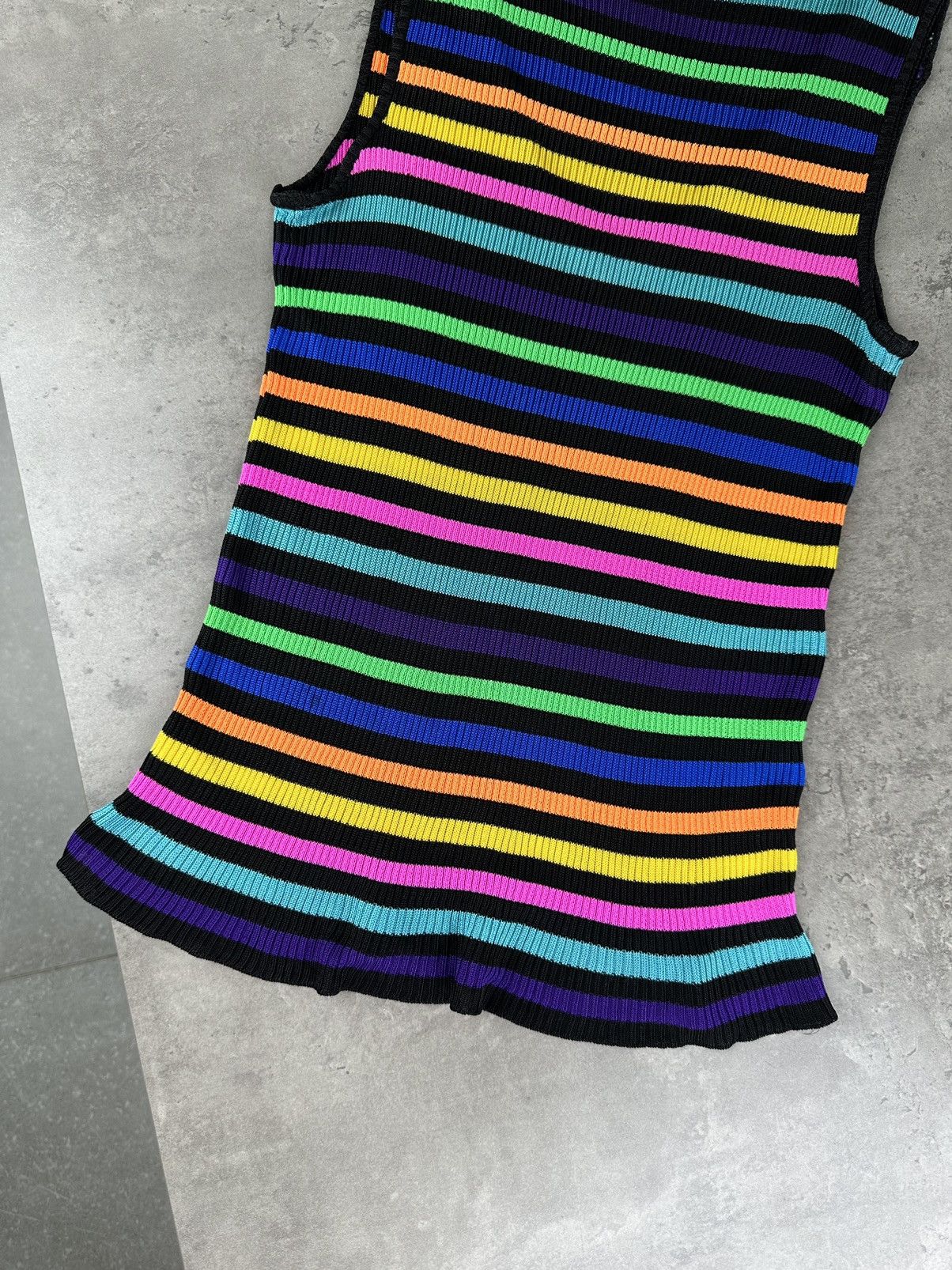 Japanese Brand JC de Castelbajac Multicolor Tank Top Size M / US 6-8 / IT 42-44 - 10 Thumbnail