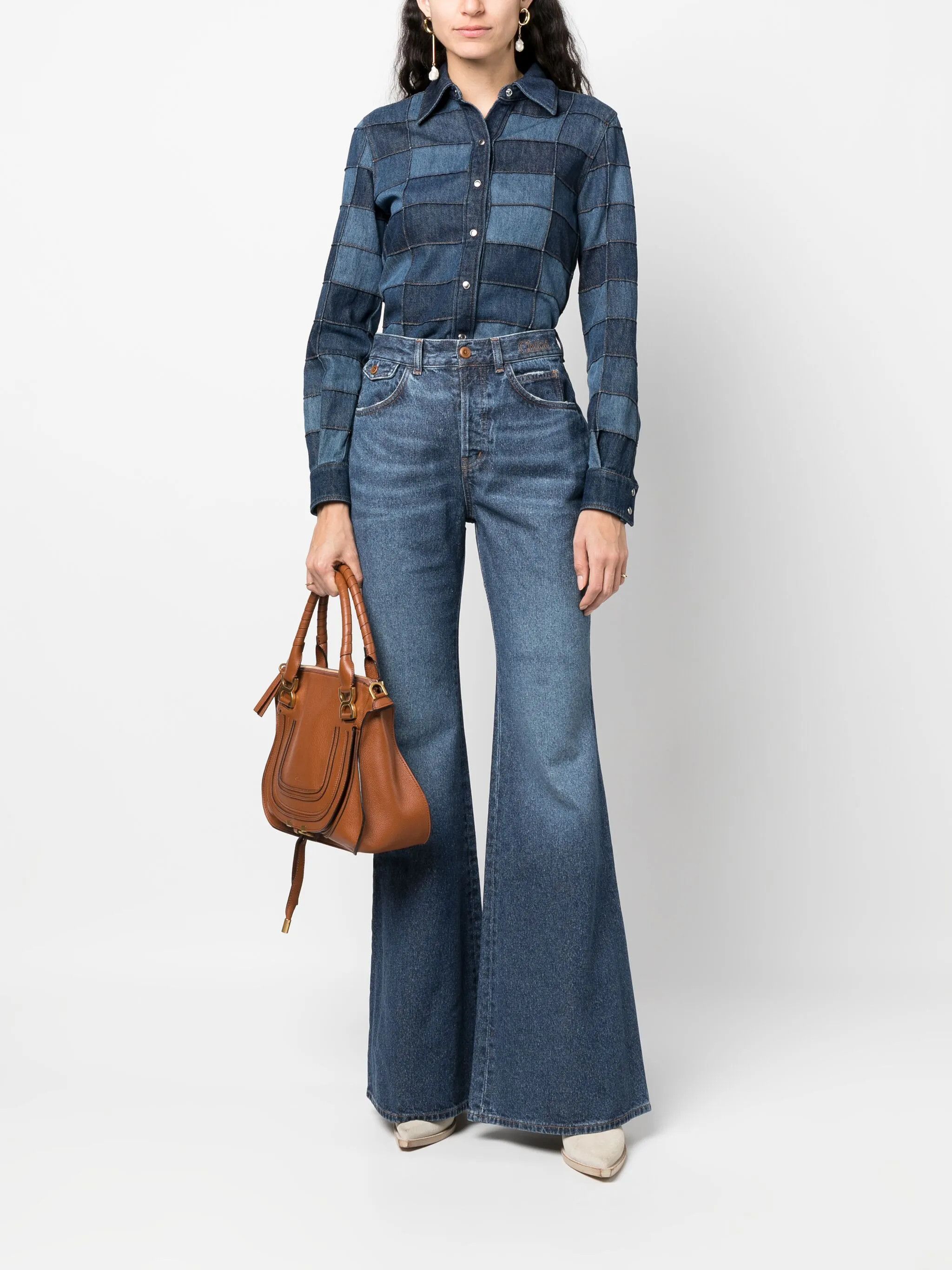 Chloe o1y0825 Denim Pant in Blue Size 27" / US 4 / IT 40 - 5 Thumbnail