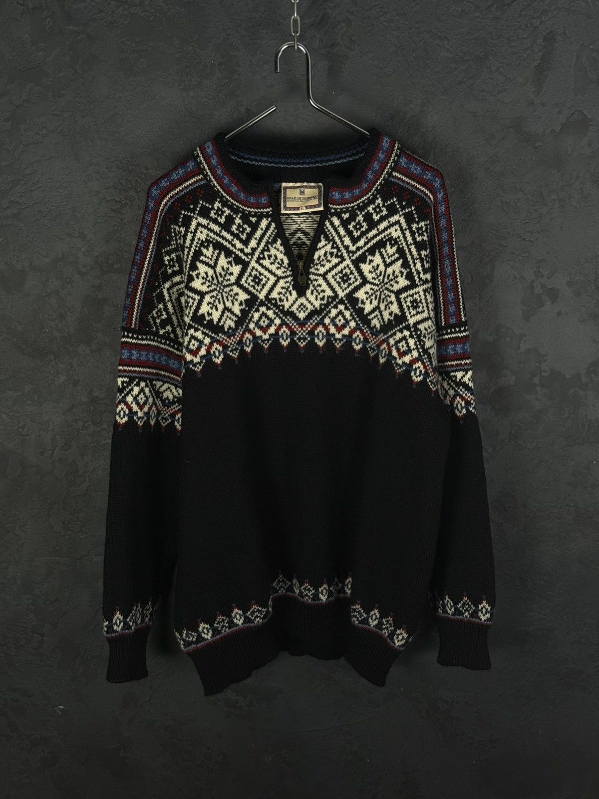 Dale Of Norway Dale Of Norway Men’s 1/4 Zip Wool Knitted Sweather Size XL Size US XL / EU 56 / 4 - 4 Thumbnail