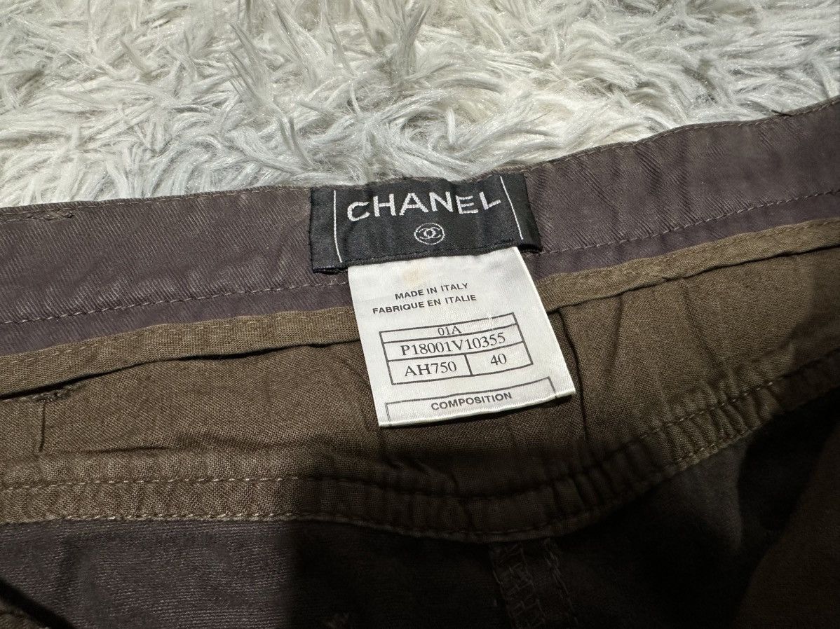 Chanel 🔥Archived Aw02 Chanel Hybrid Leather Denim Western Bootcut Size US 28 / EU 44 - 17 Thumbnail