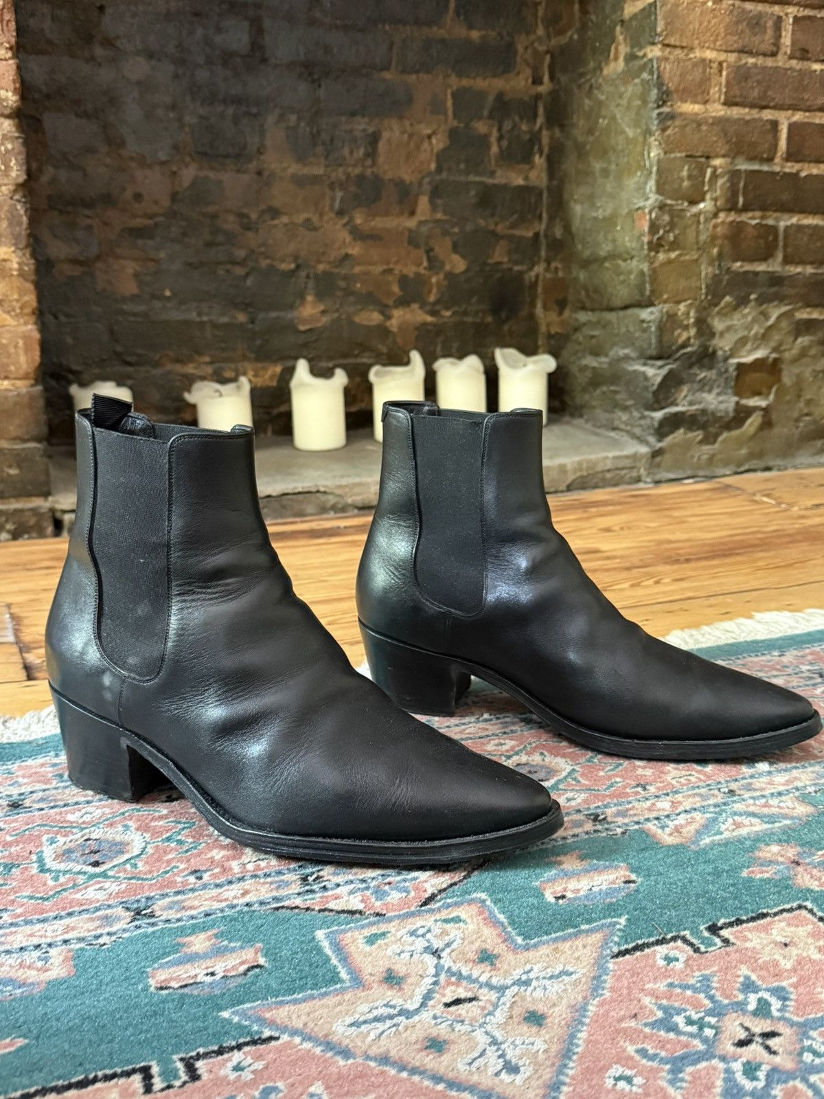 Celine Celine Black Camargue Biker Boots Size US 10 / EU 43 - 5 Thumbnail