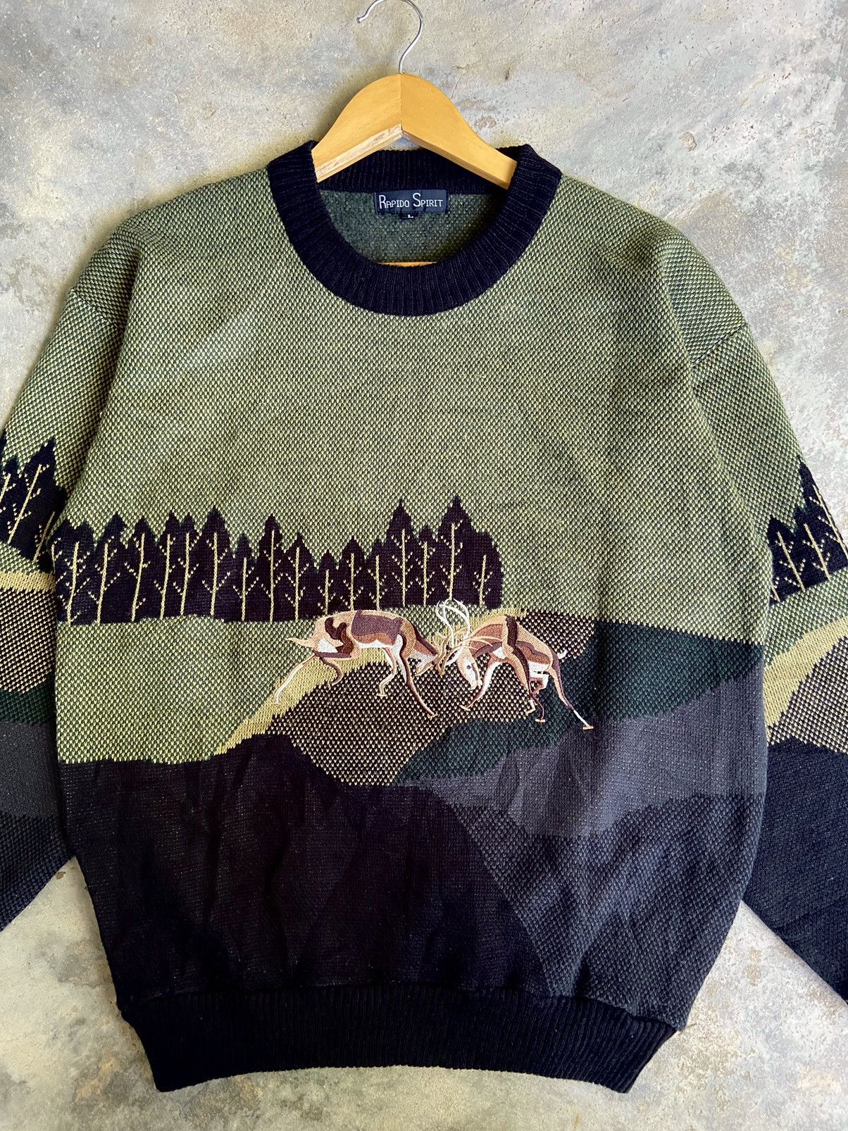 Homespun Knitwear RAPIDO SPIRIT knitted sweater Size US M / EU 48-50 / 2 - 4 Thumbnail
