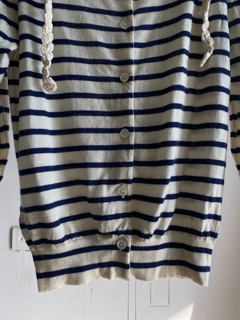 Comme des Garcons Comme Des Garcons Striped Knit Cardigan Size S / US 4 / IT 40 - 6 Thumbnail