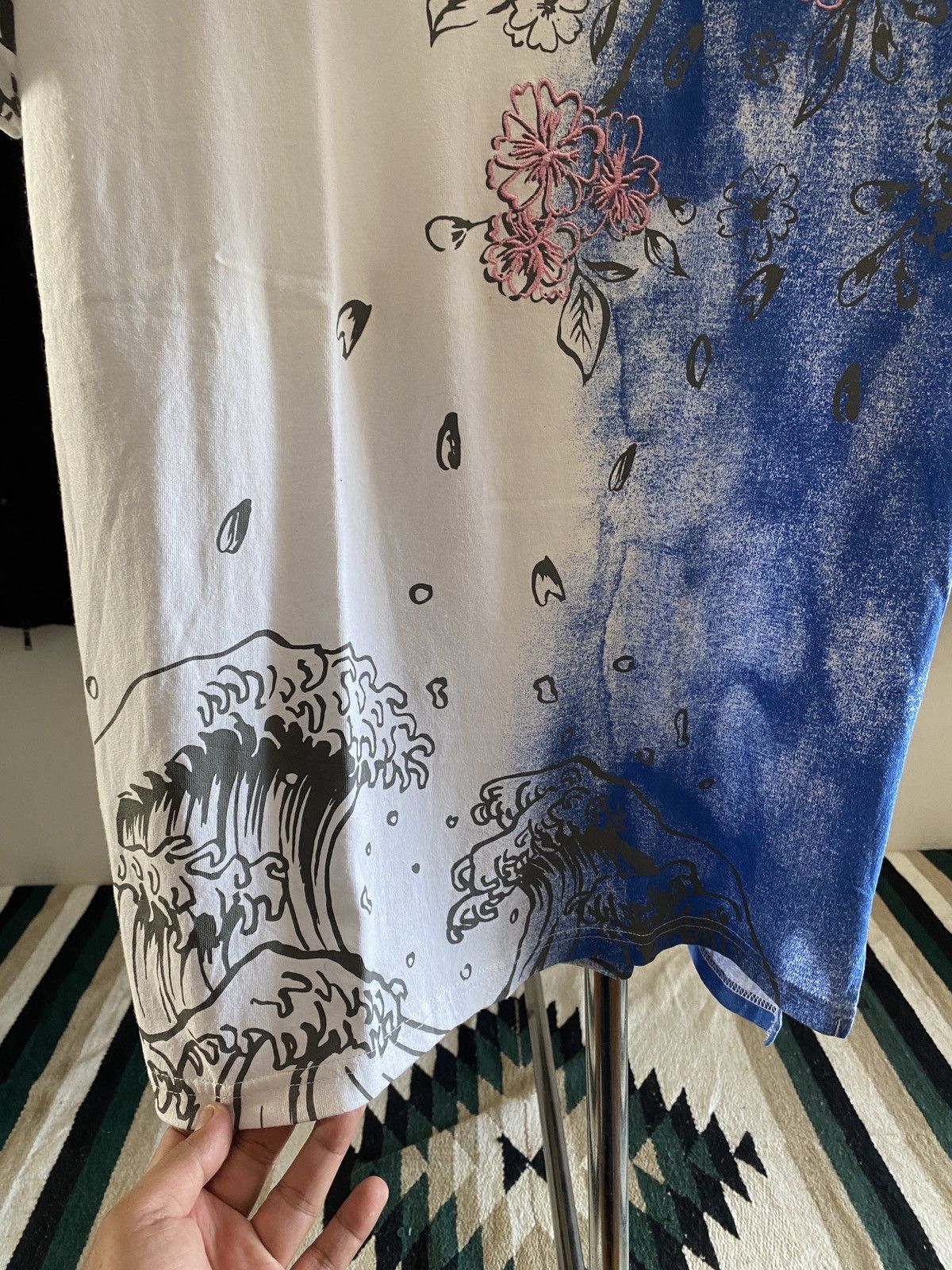 Hysteric Glamour Japnese Culture and Wave AOP Tee RARE Size US M / EU 48-50 / 2 - 6 Thumbnail