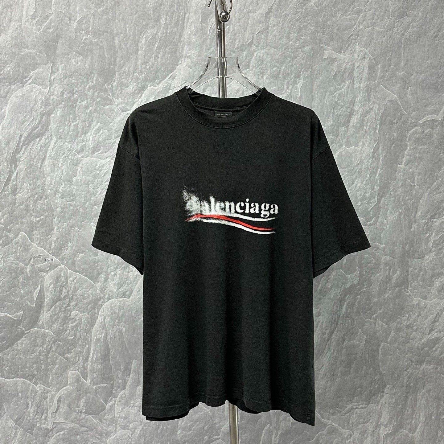 Balenciaga Balenciaga SS24 Fuzzy Coke Print T-Shirt Size US S / EU 44-46 / 1 - 1 Thumbnail