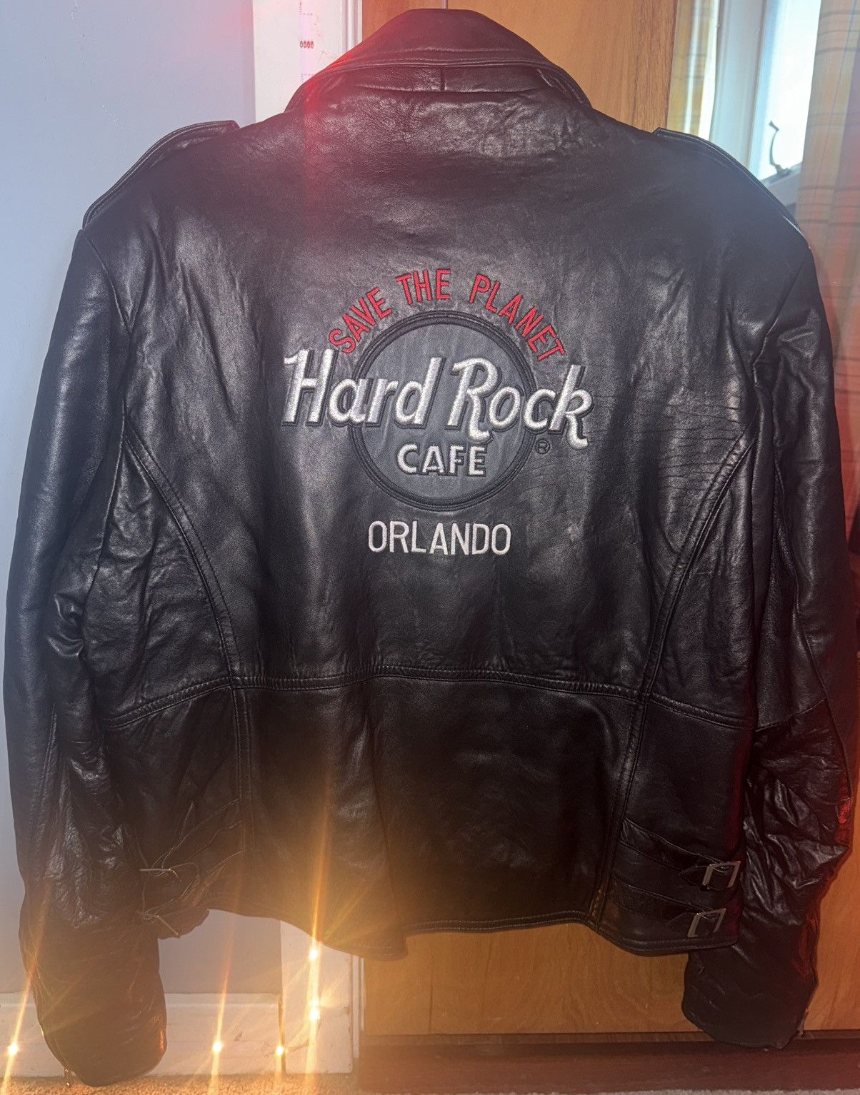 Hard Rock Cafe Old School Biker Jacket Size US S / EU 44-46 / 1 - 2 Thumbnail