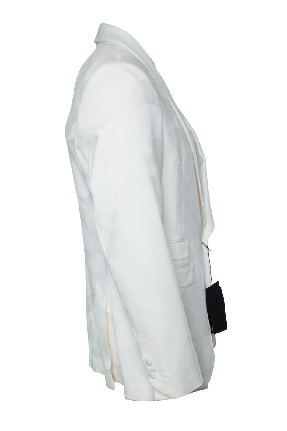 Neil Barrett Neil Barrett, White camo printed tuxedo jacket Size 50R - 4 Thumbnail