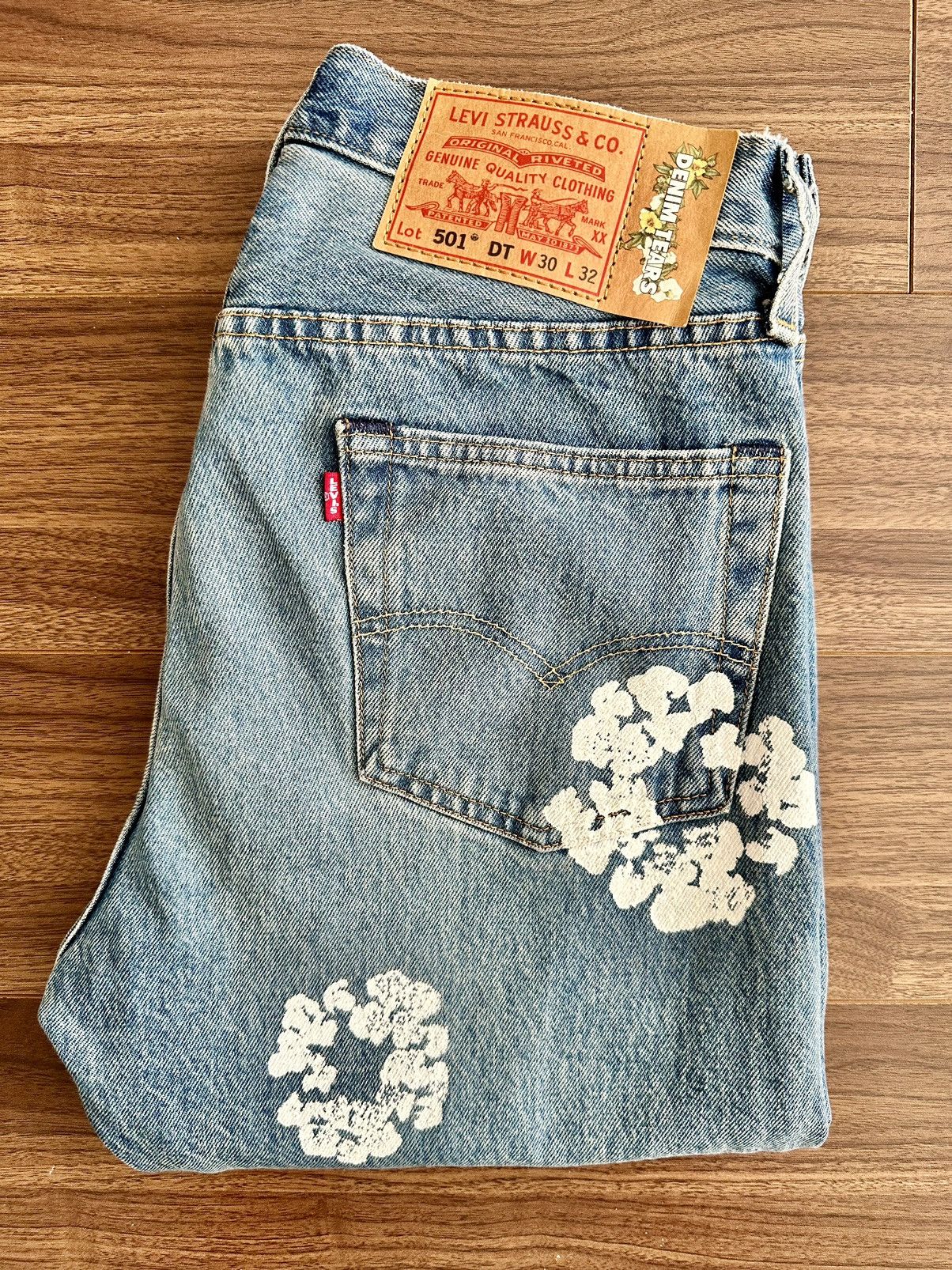 LEVI'S×Denim tears Denim Tears x Levi's Cotton Wreath-print 